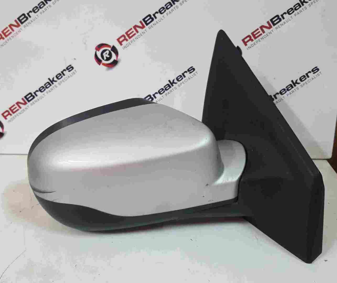 Renault Clio MK3 2009-2012 Drivers OS Wing Mirror Silver
