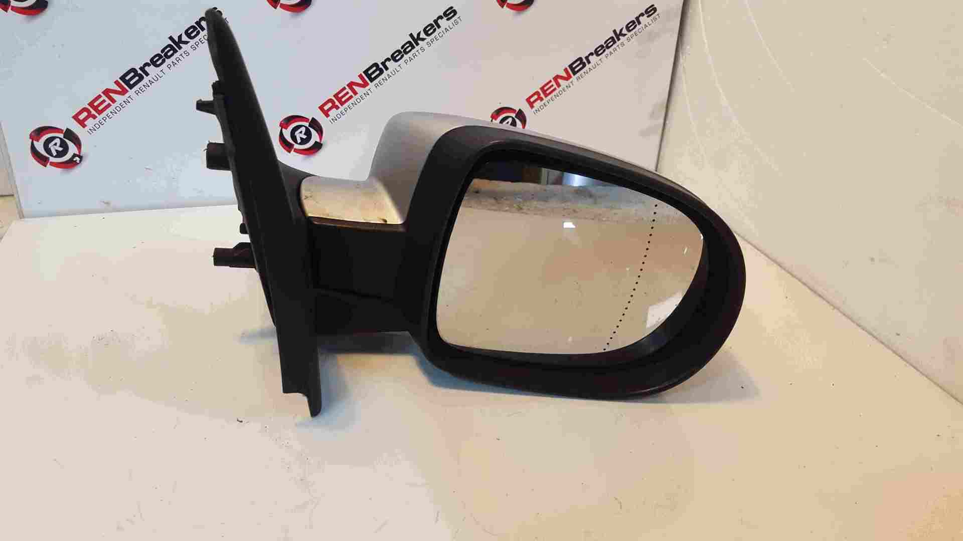 Renault Clio MK3 2009-2012 Drivers OS Wing Mirror Silver