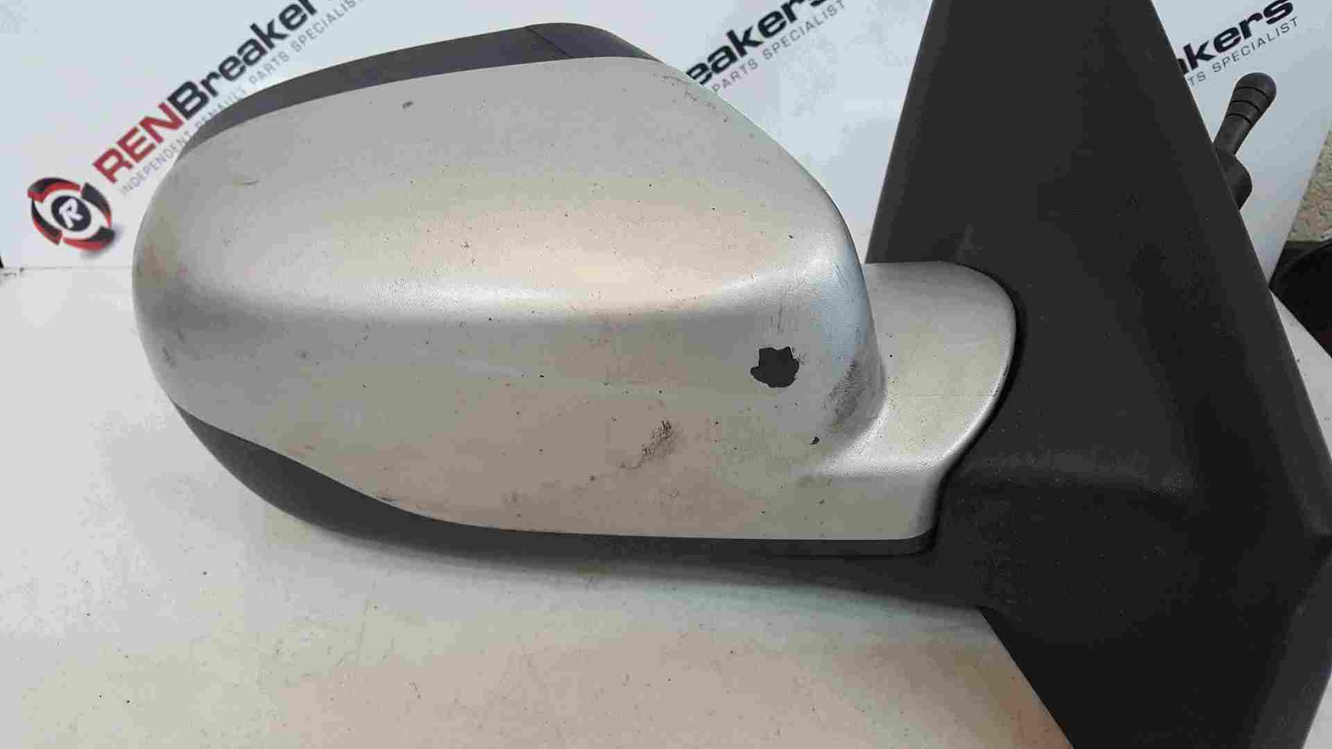 Thumb 3 Renault Clio MK3 2009-2012 Drivers OS Wing Mirror Silver Facelift Manual