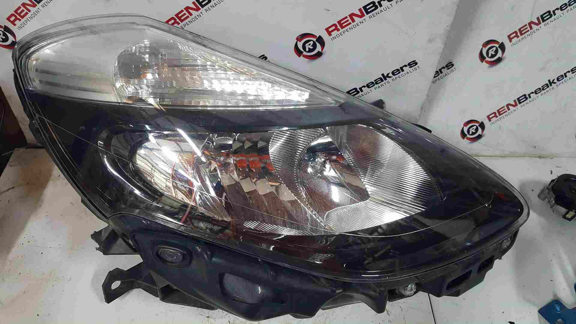 Thumb 2 Renault Clio MK3 2009-2012 Drivers OSF Front Headlight Black Backing tab broken