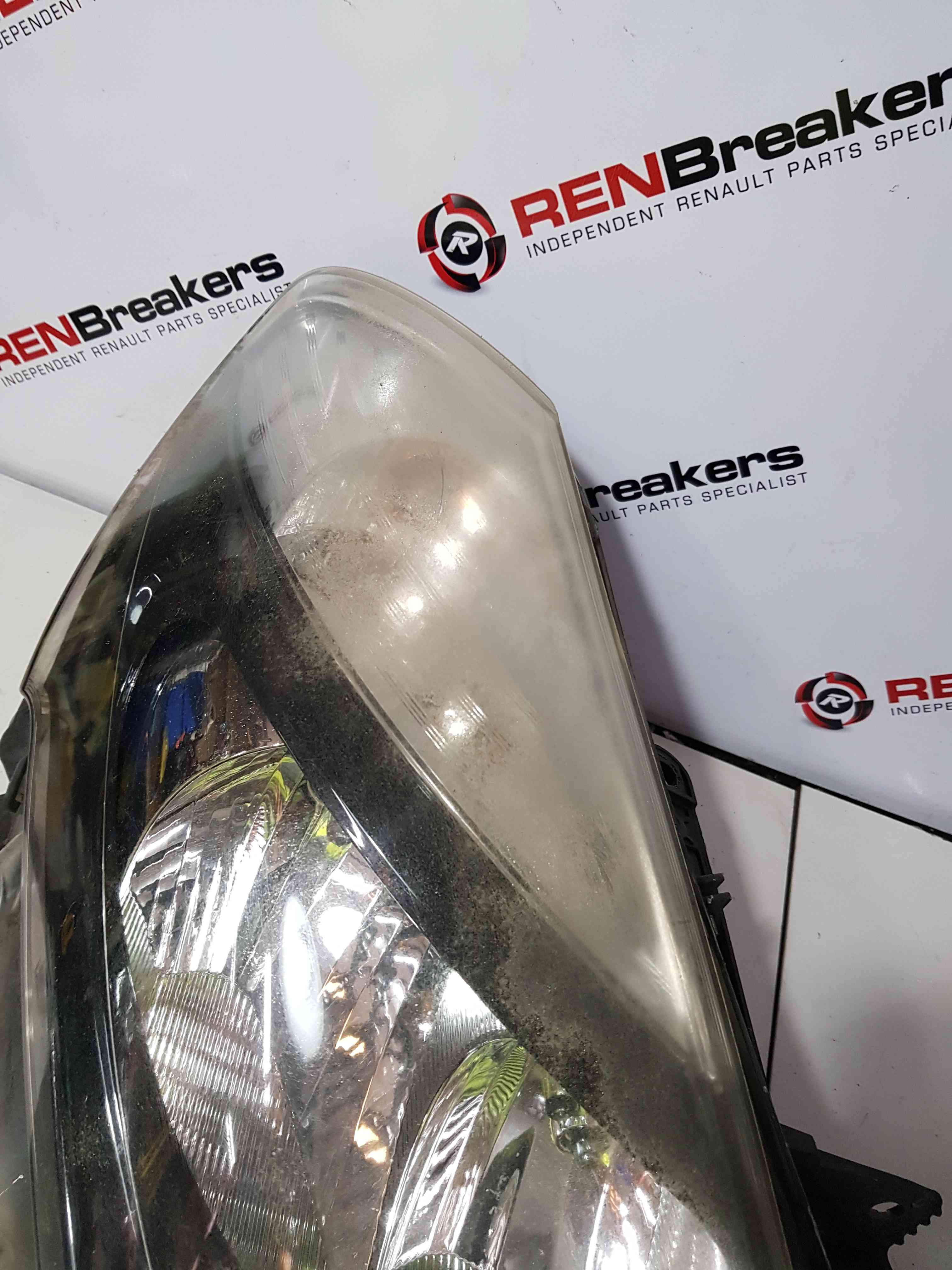 Thumb 4 Renault Clio MK3 2009-2012 Drivers OSF Front Headlight Black Backing Cloudy