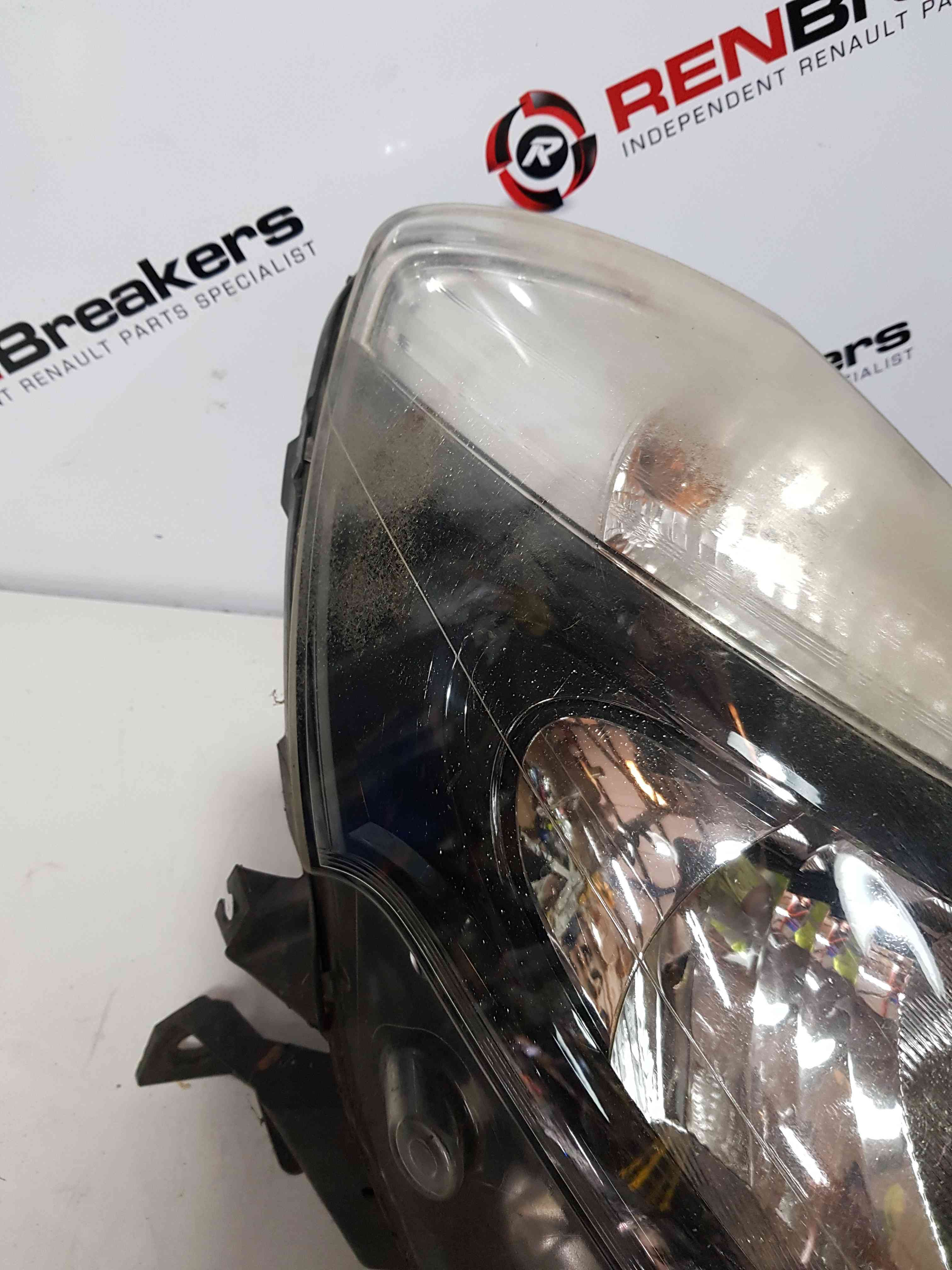 Thumb 5 Renault Clio MK3 2009-2012 Drivers OSF Front Headlight Black Backing Cloudy