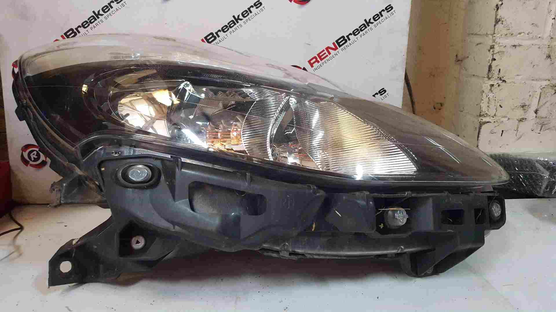 Thumb 6 Renault Clio MK3 2009-2012 Drivers OSF Front Headlight Black Backing FACELIFT