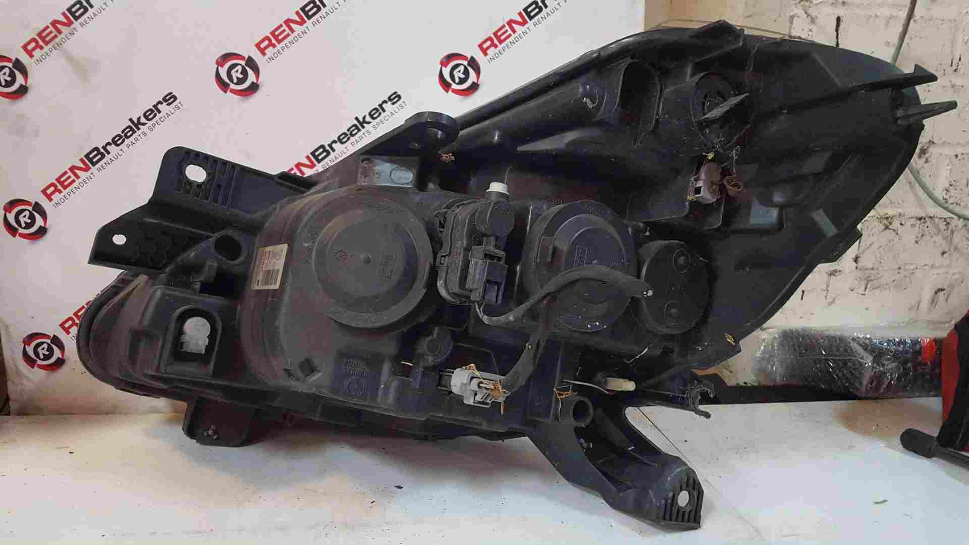 Thumb 3 Renault Clio MK3 2009-2012 Drivers OSF Front Headlight Black Backing FACELIFT