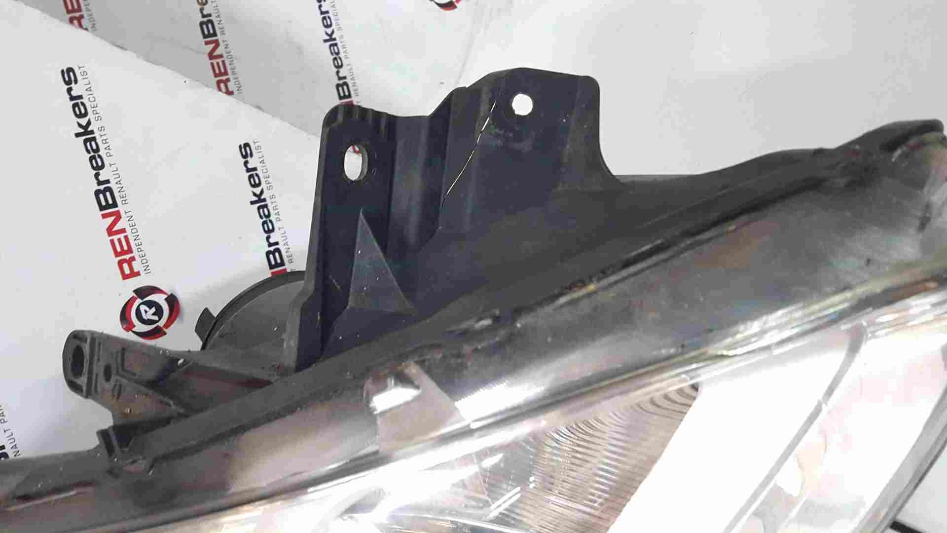 Thumb 5 Renault Clio MK3 2009-2012 Drivers OSF Front Headlight Lens Chrome Crack Bracket