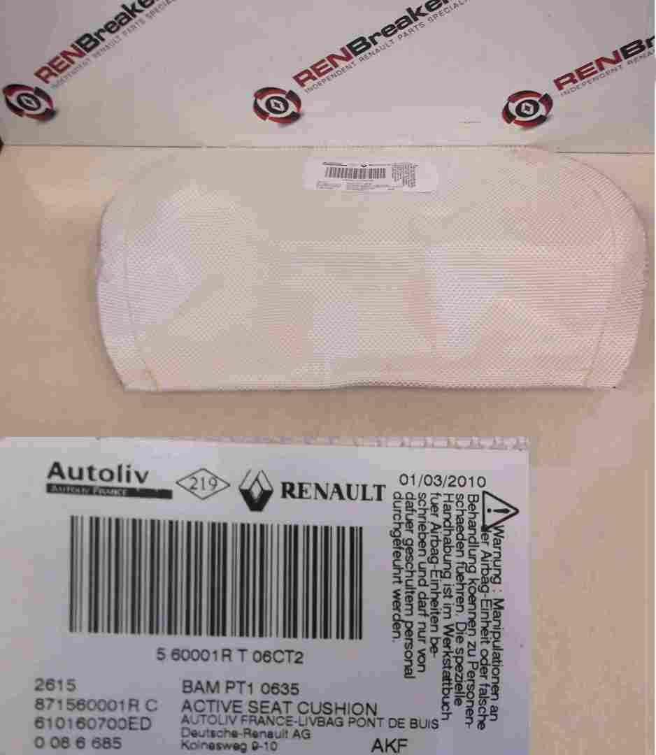 Renault Clio MK3 20092012 Drivers OSF Front Seat Cushion Airbag Seat