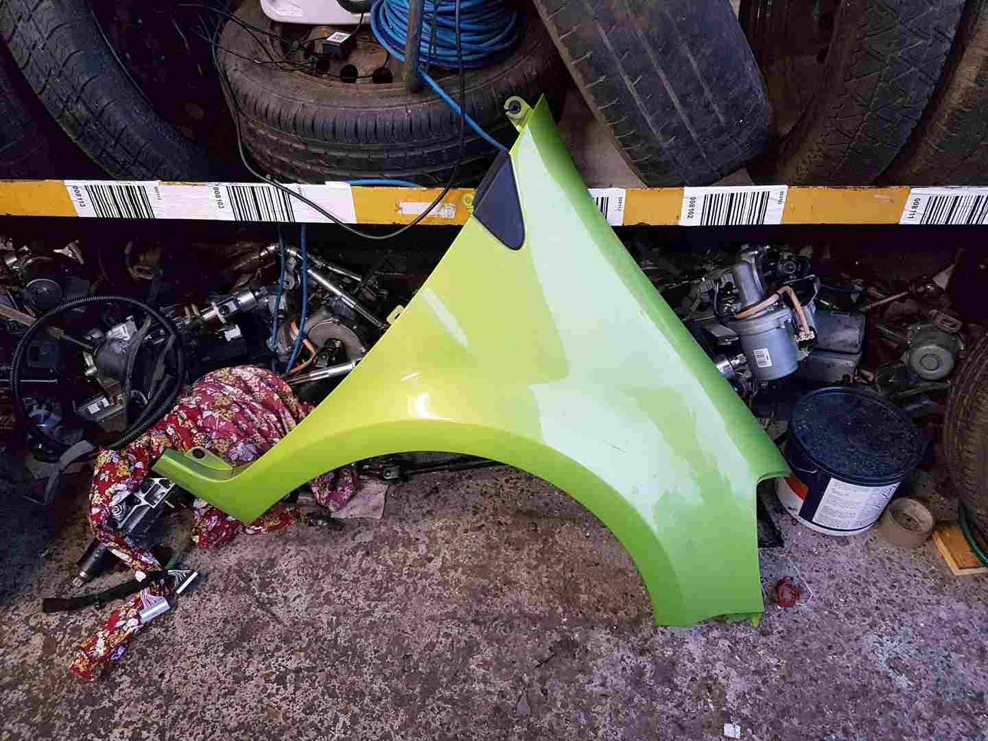 Renault Clio MK3 2009-2012 Drivers Os Wing Green Tednq 185
