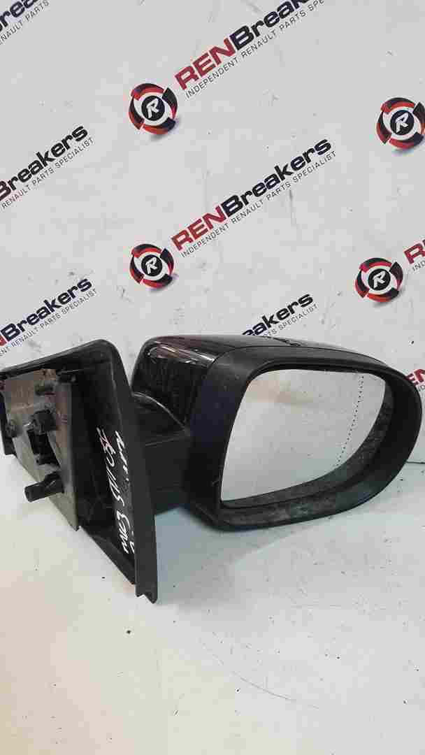 Thumb 3 Renault Clio MK3 2009-2012 Drivers Os Wing Mirror Black 676 Electric