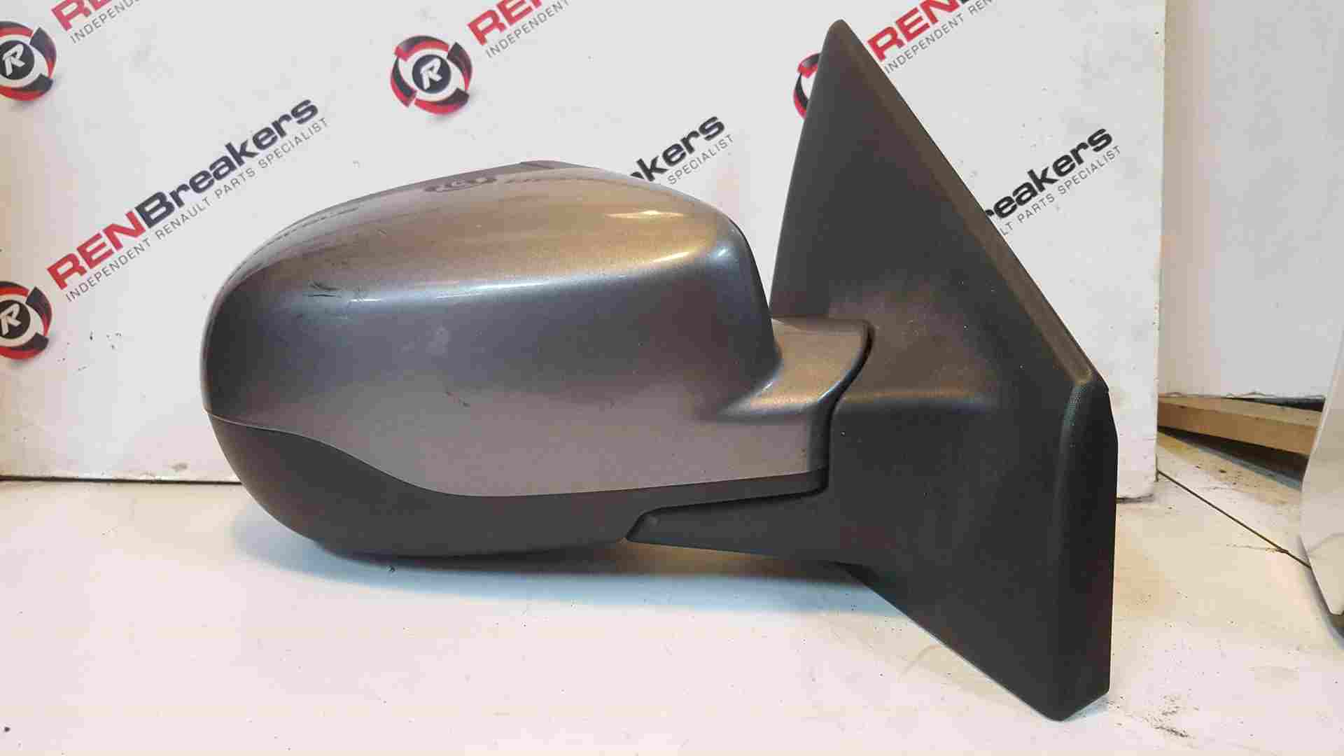 Renault Clio MK3 2009-2012 Drivers Os Wing Mirror Grey Tekng