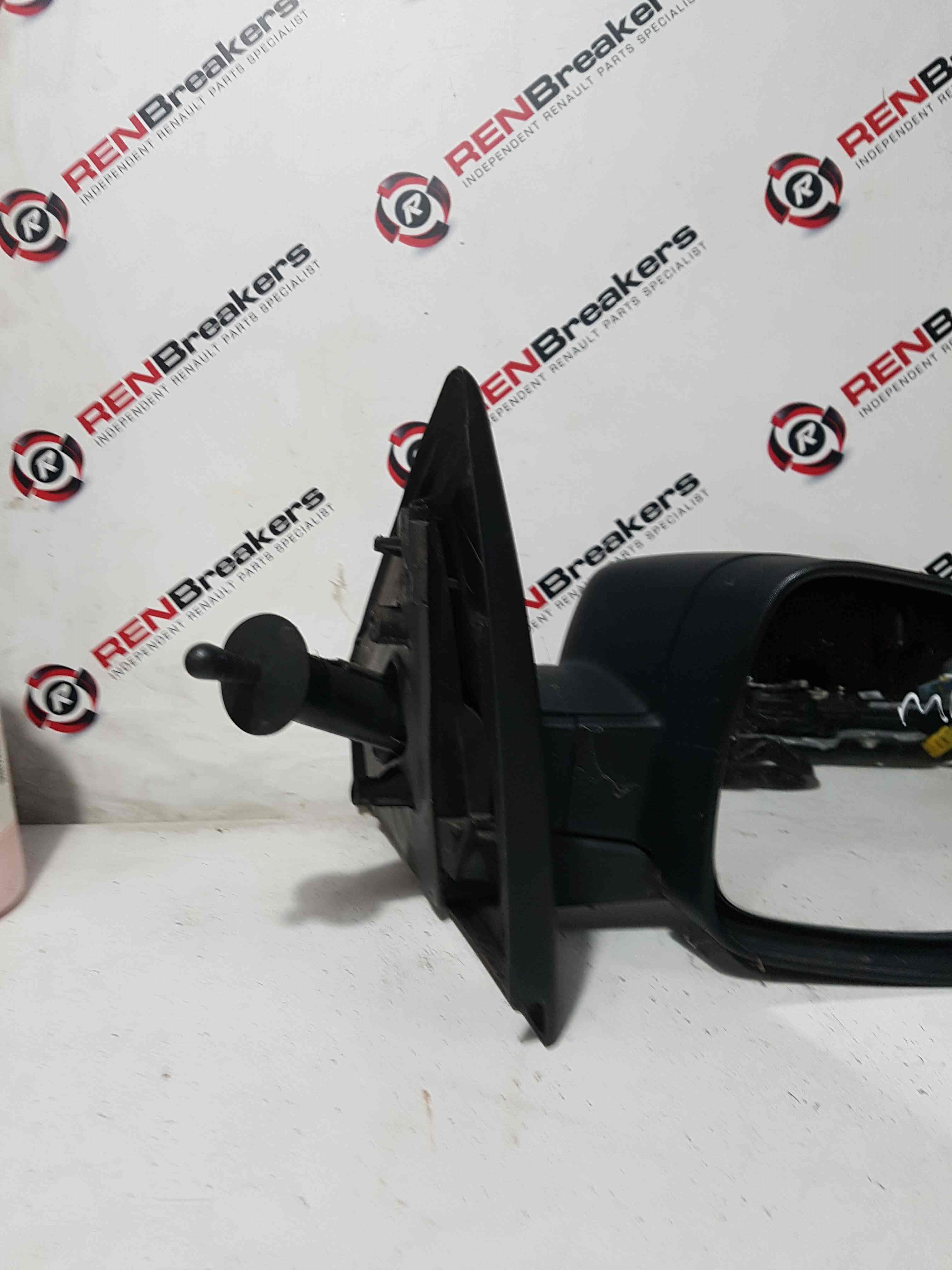 Thumb 5 Renault Clio MK3 2009-2012 Drivers Os Wing Mirror Plain Black Manual