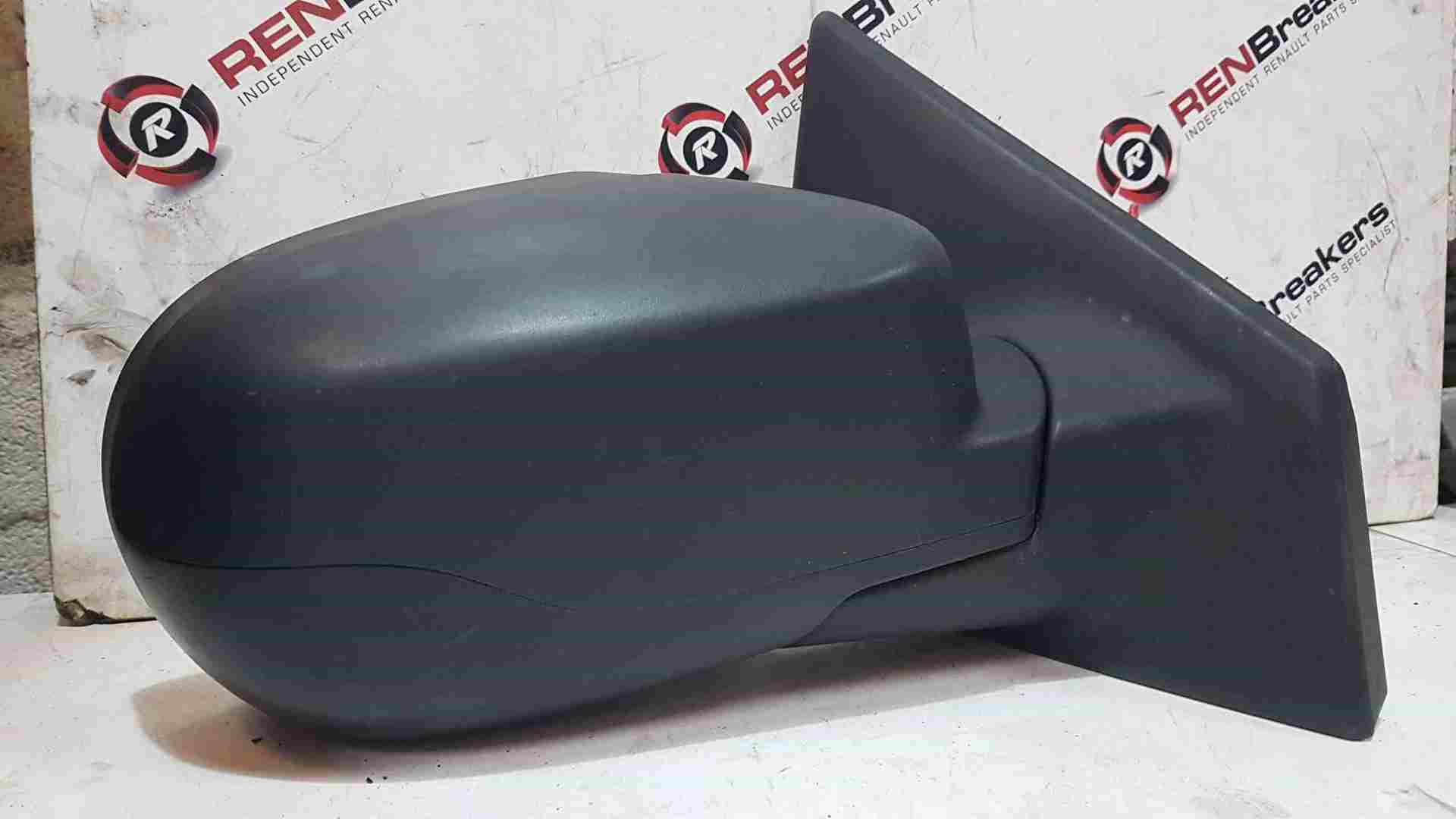 Thumb 4 Renault Clio MK3 2009-2012 Drivers Os Wing Mirror Plain Black Manual