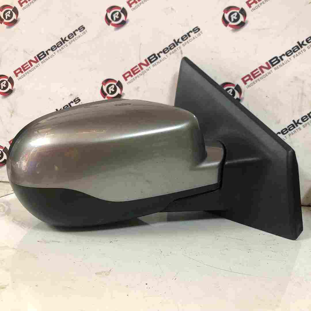 Thumb 2 Renault Clio MK3 2009-2012 Drivers Os Wing Mirror Plain Silver Bronze Electric
