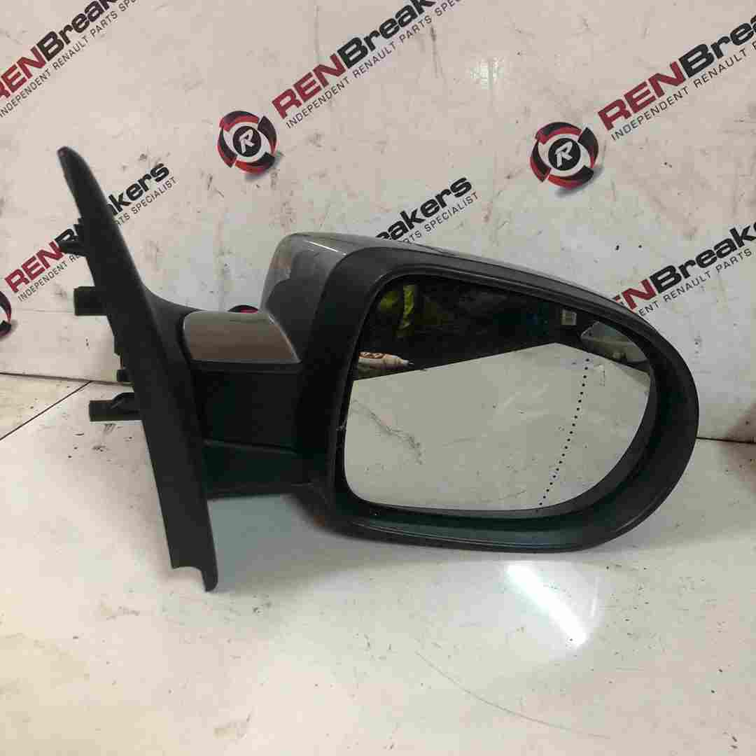 Thumb 4 Renault Clio MK3 2009-2012 Drivers Os Wing Mirror Plain Silver Bronze Electric