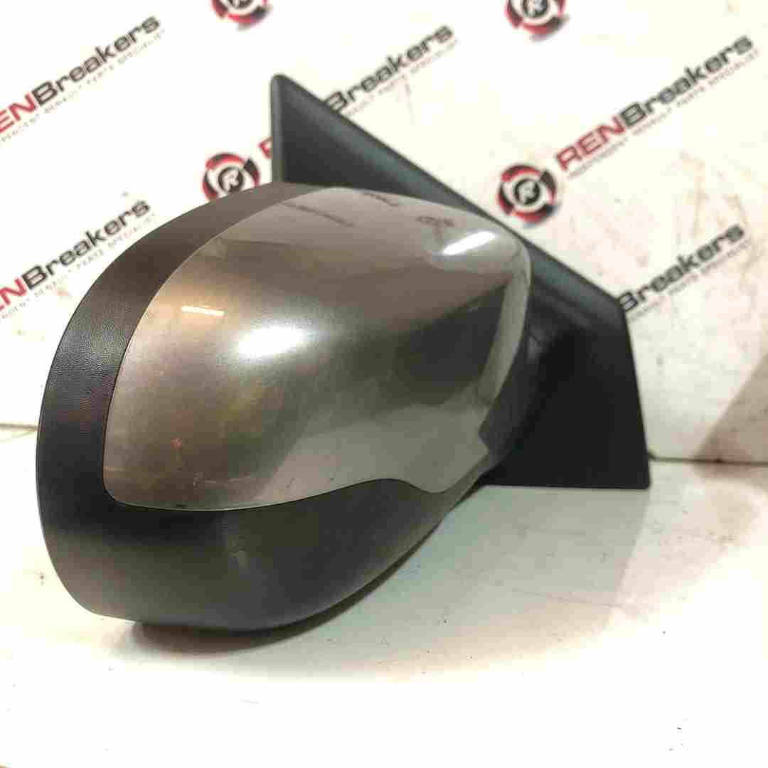 Thumb 6 Renault Clio MK3 2009-2012 Drivers Os Wing Mirror Plain Silver Bronze Electric