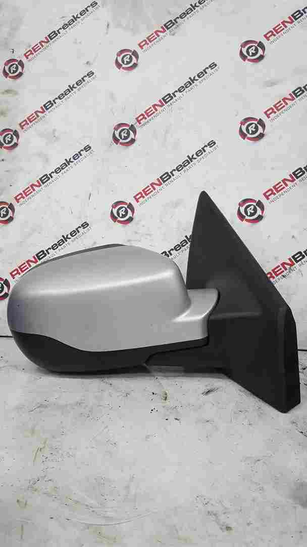 Thumb 5 Renault Clio MK3 2009-2012 Drivers Os Wing Mirror Plain Silver Electric