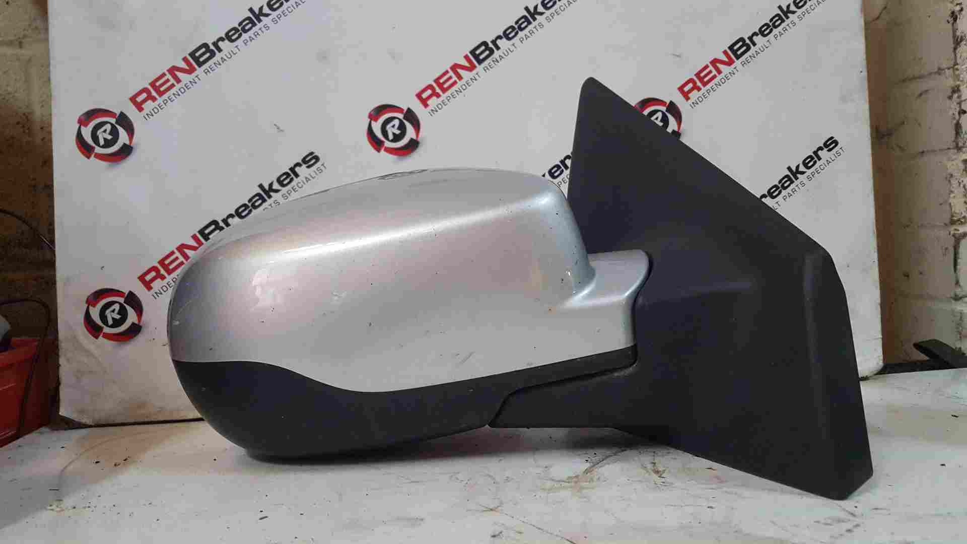 Renault Clio MK3 2009-2012 Drivers Os Wing Mirror Silver Ted69 