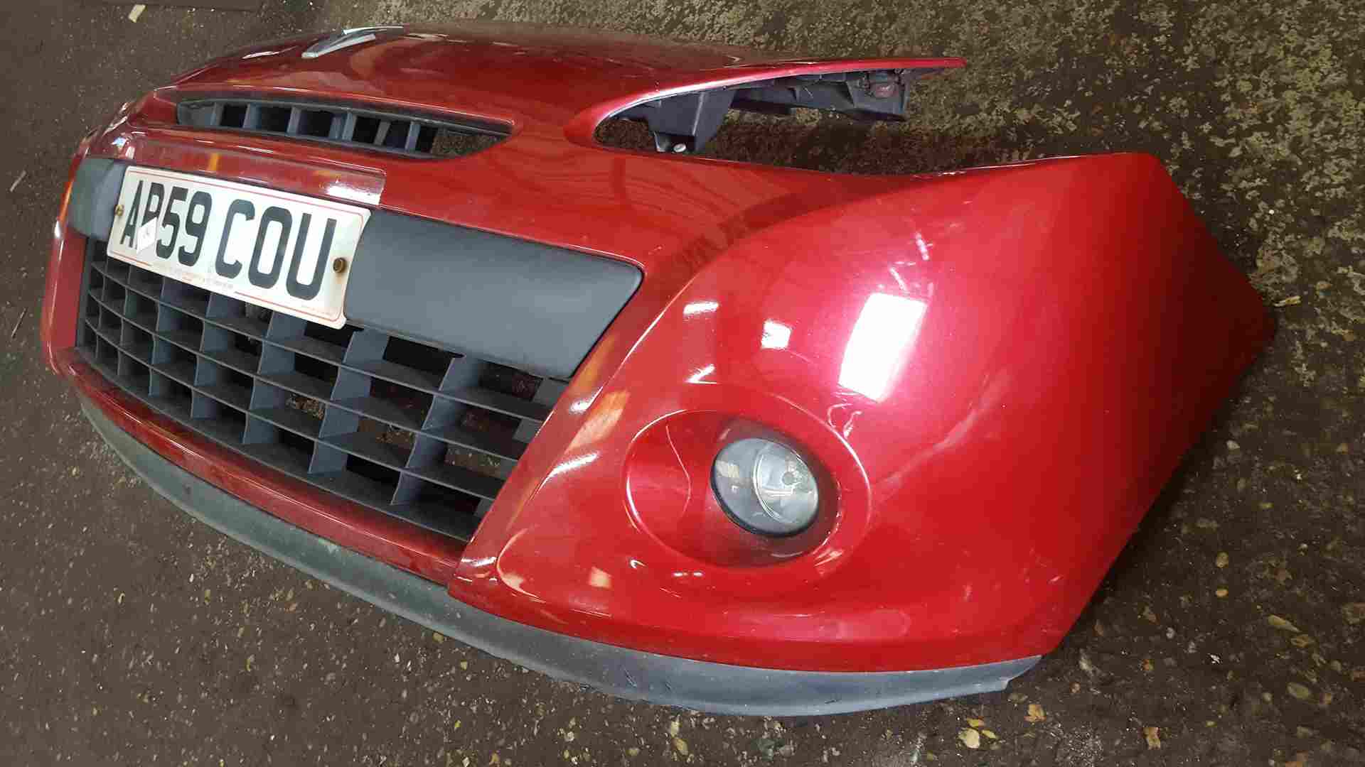 Thumb 7 Renault Clio MK3 2009-2012 Facelift Front Bumper RED Tennj 185 + Fog Lights