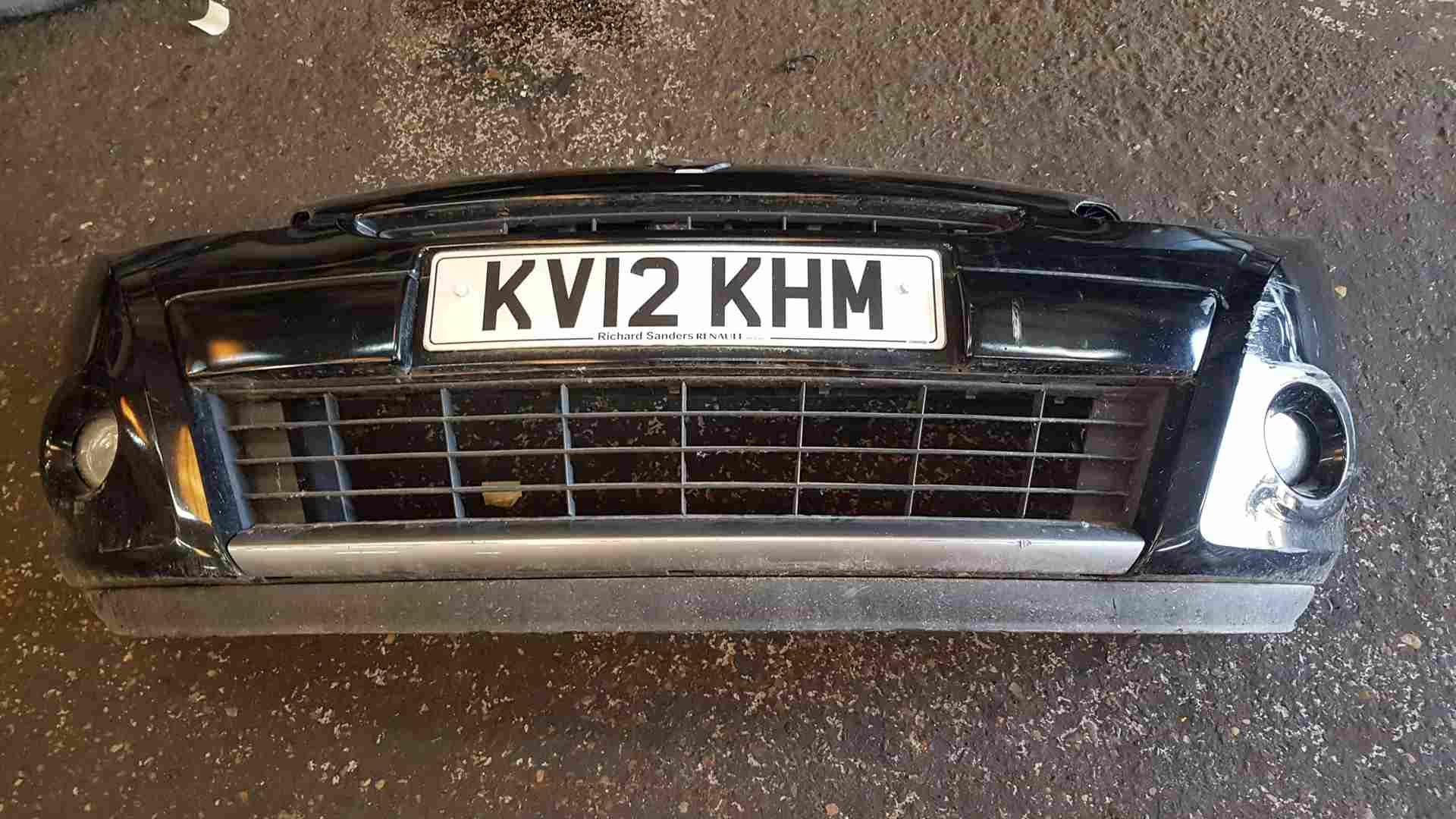 Renault Clio MK3 2009-2012 Front Bumper Black Tegne Facelift 195