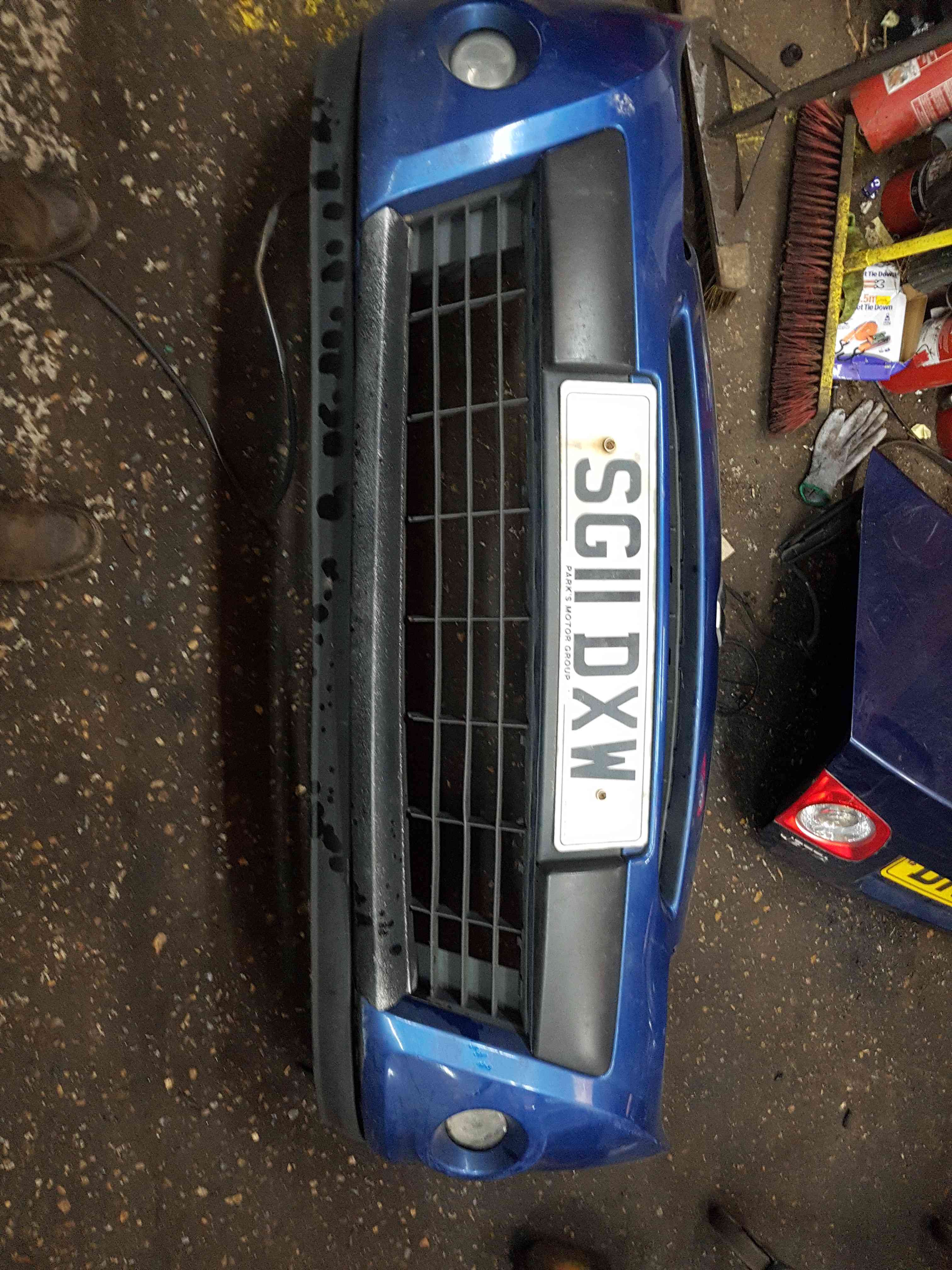 Thumb 6 Renault Clio MK3 2009-2012 Front Bumper Blue 195 TERNA