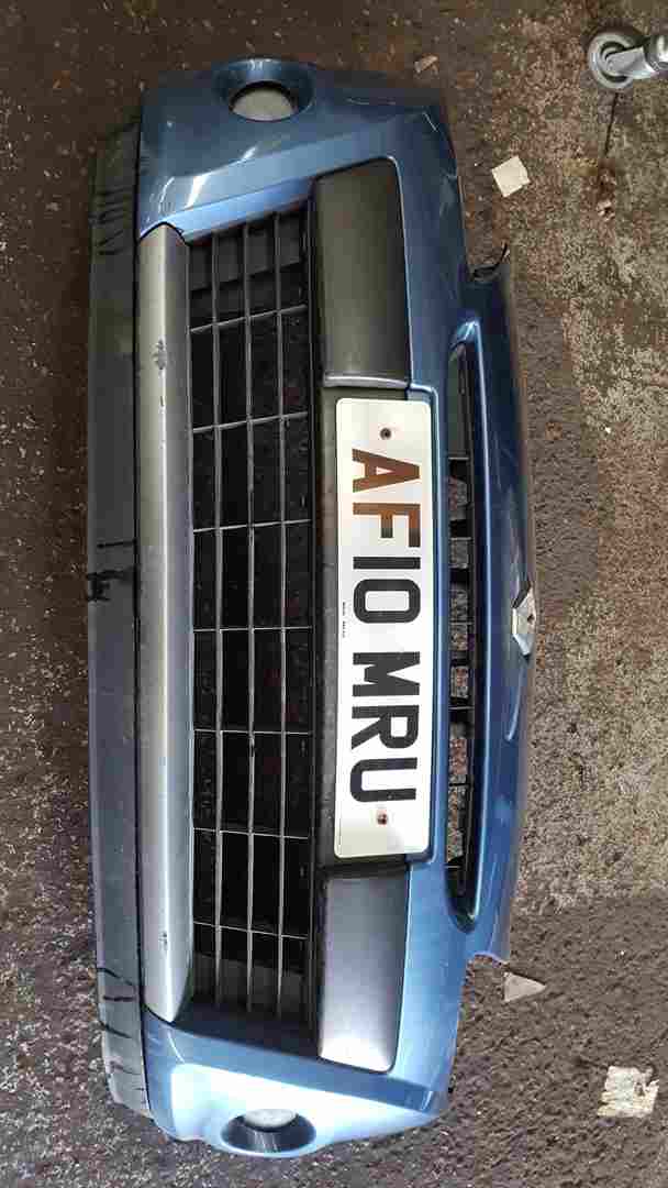 Thumb 2 Renault Clio MK3 2009-2012 Front Bumper Blue Grey Ternl 195