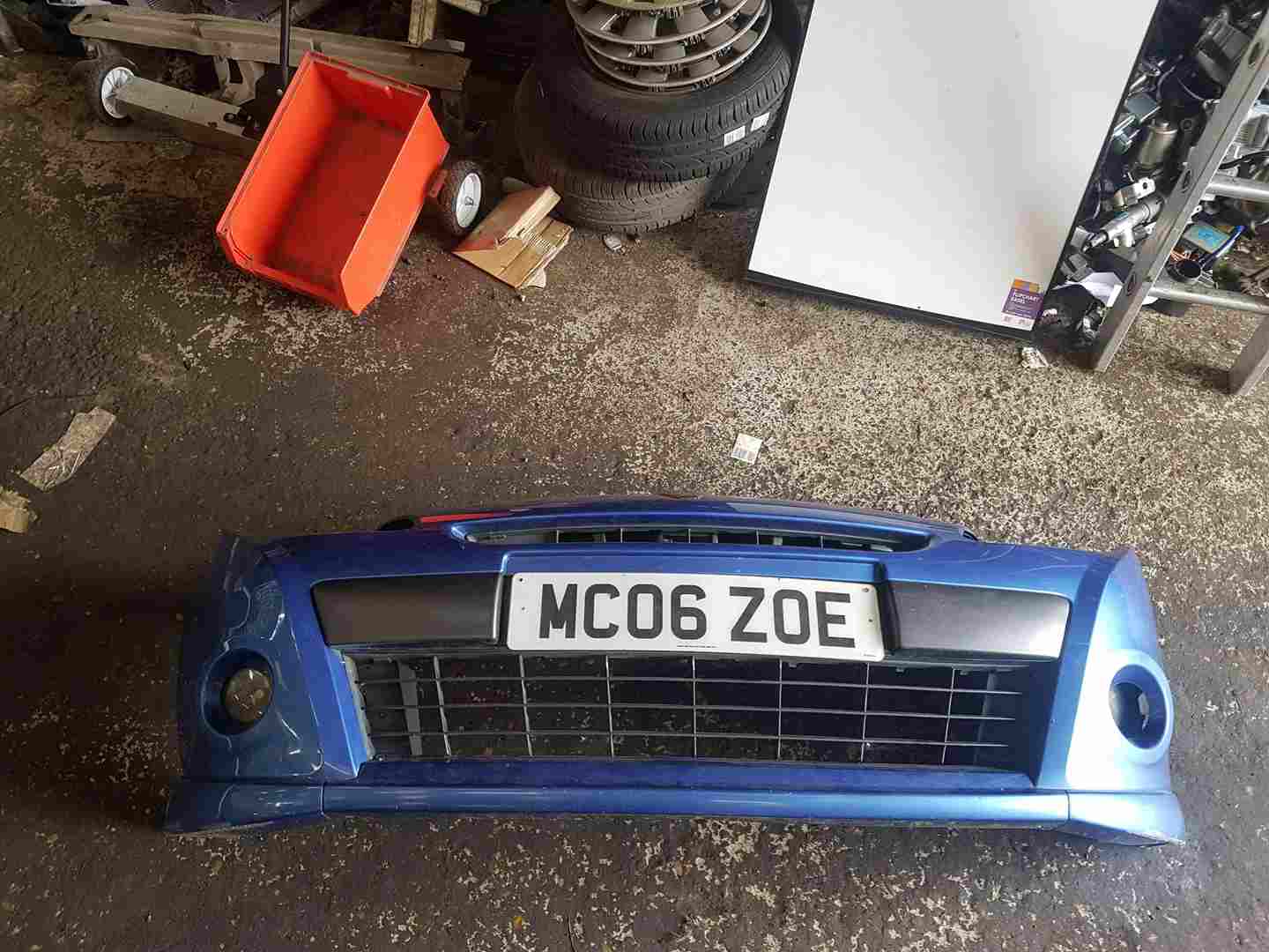 Thumb 10 Renault Clio MK3 2009-2012 Front Bumper Blue Ternt Gt Line