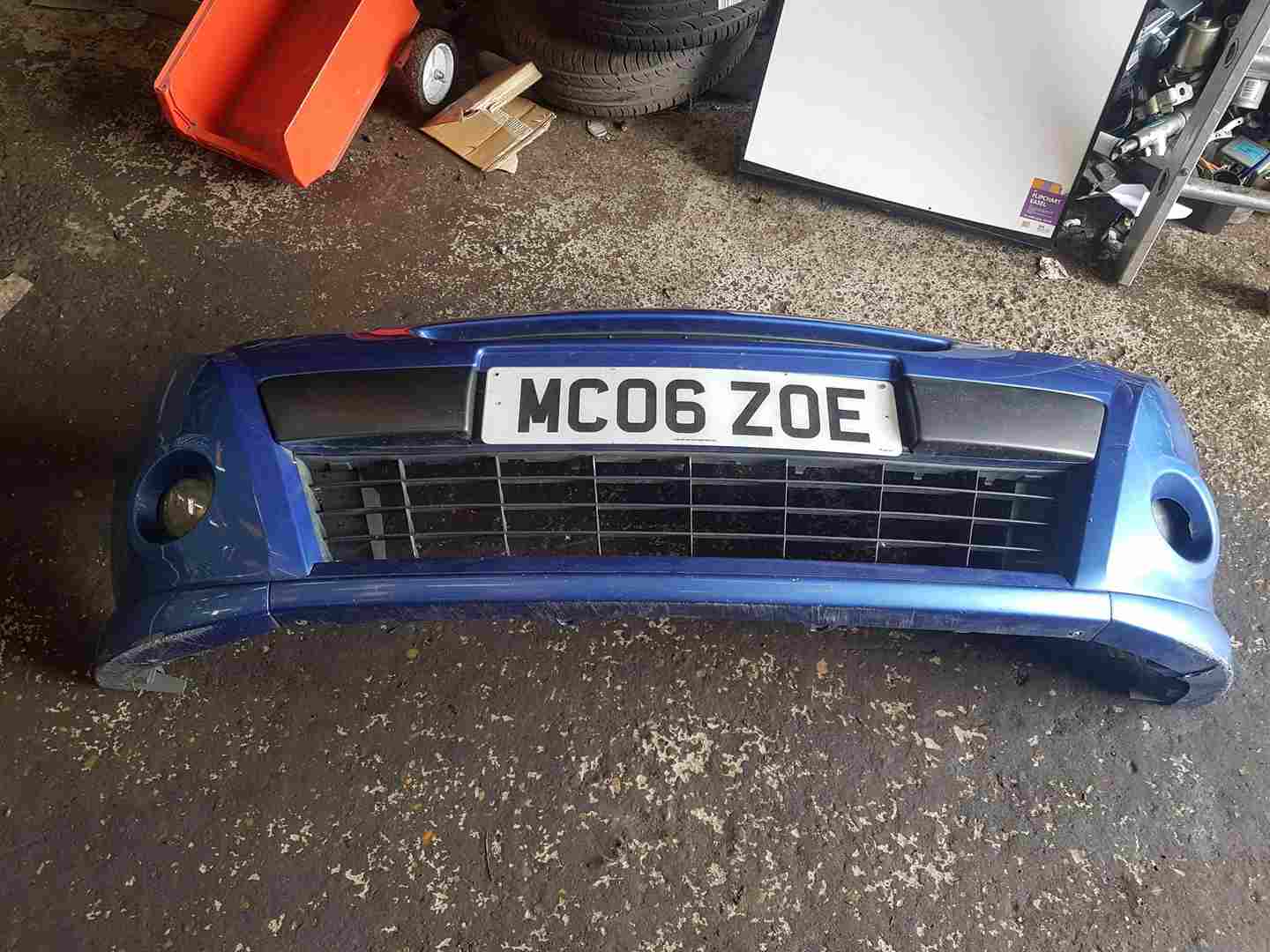 Renault Clio MK3 2009-2012 Front Bumper Blue Ternt Gt Line