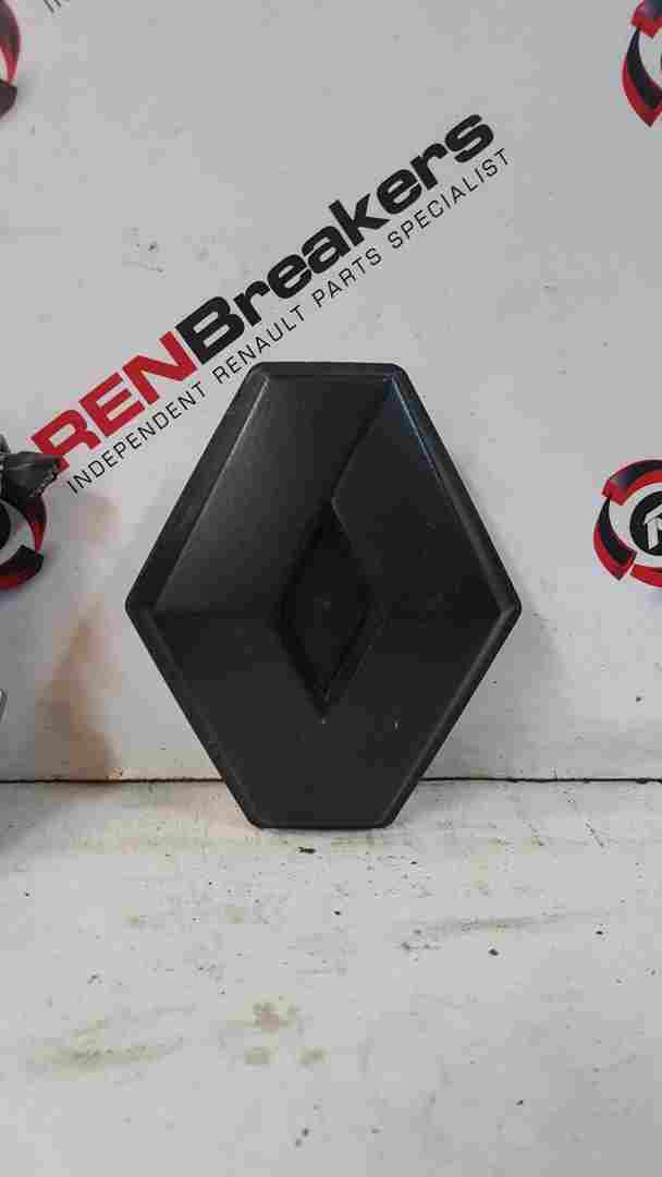 Thumb 6 Renault Clio MK3 2009-2012 Front Bumper Diamond Badge Emblem Black Wrapped