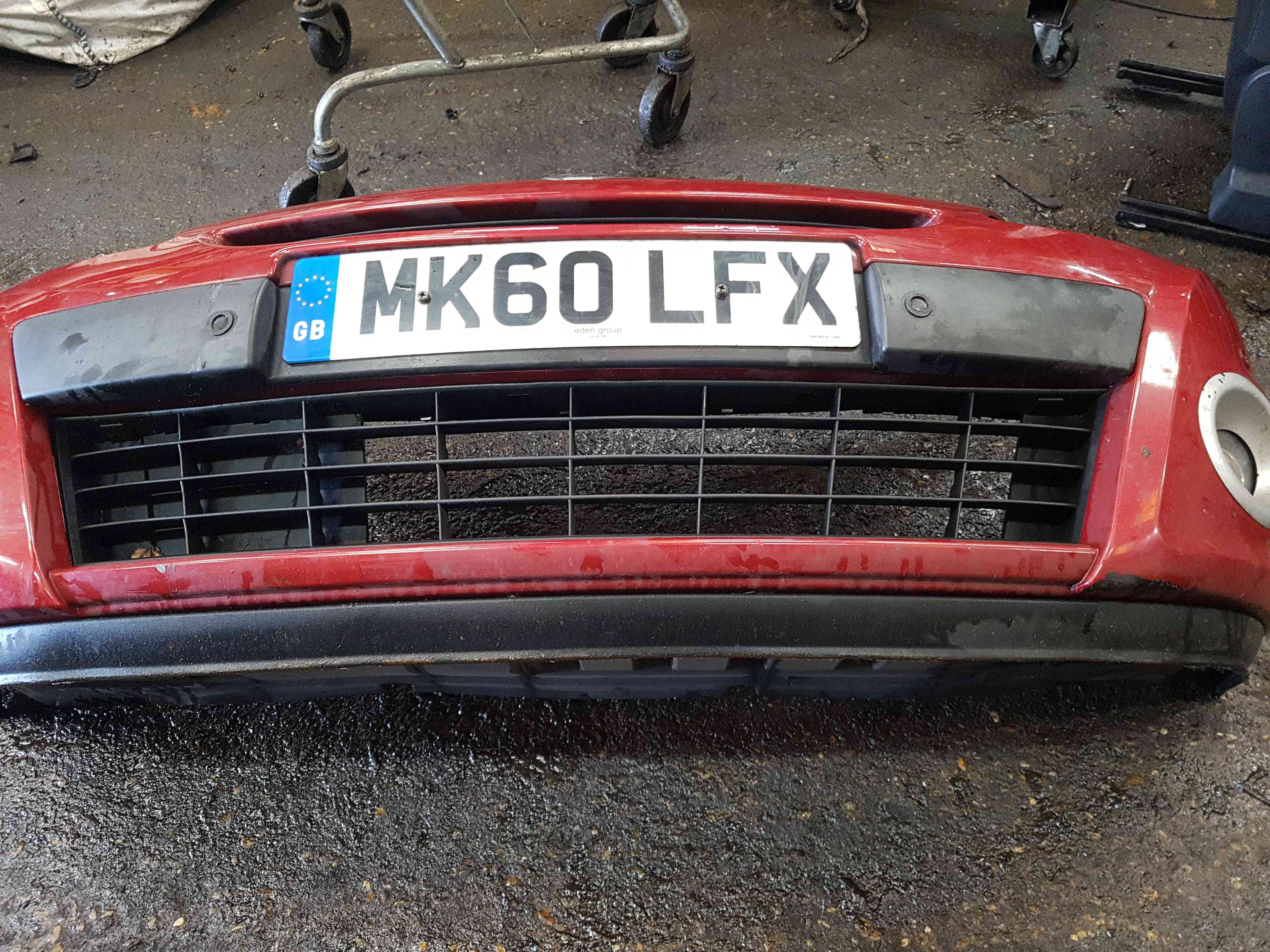 Thumb 5 Renault Clio MK3 2009-2012 Front Bumper RED Tennj Facelift 195 + Sensors