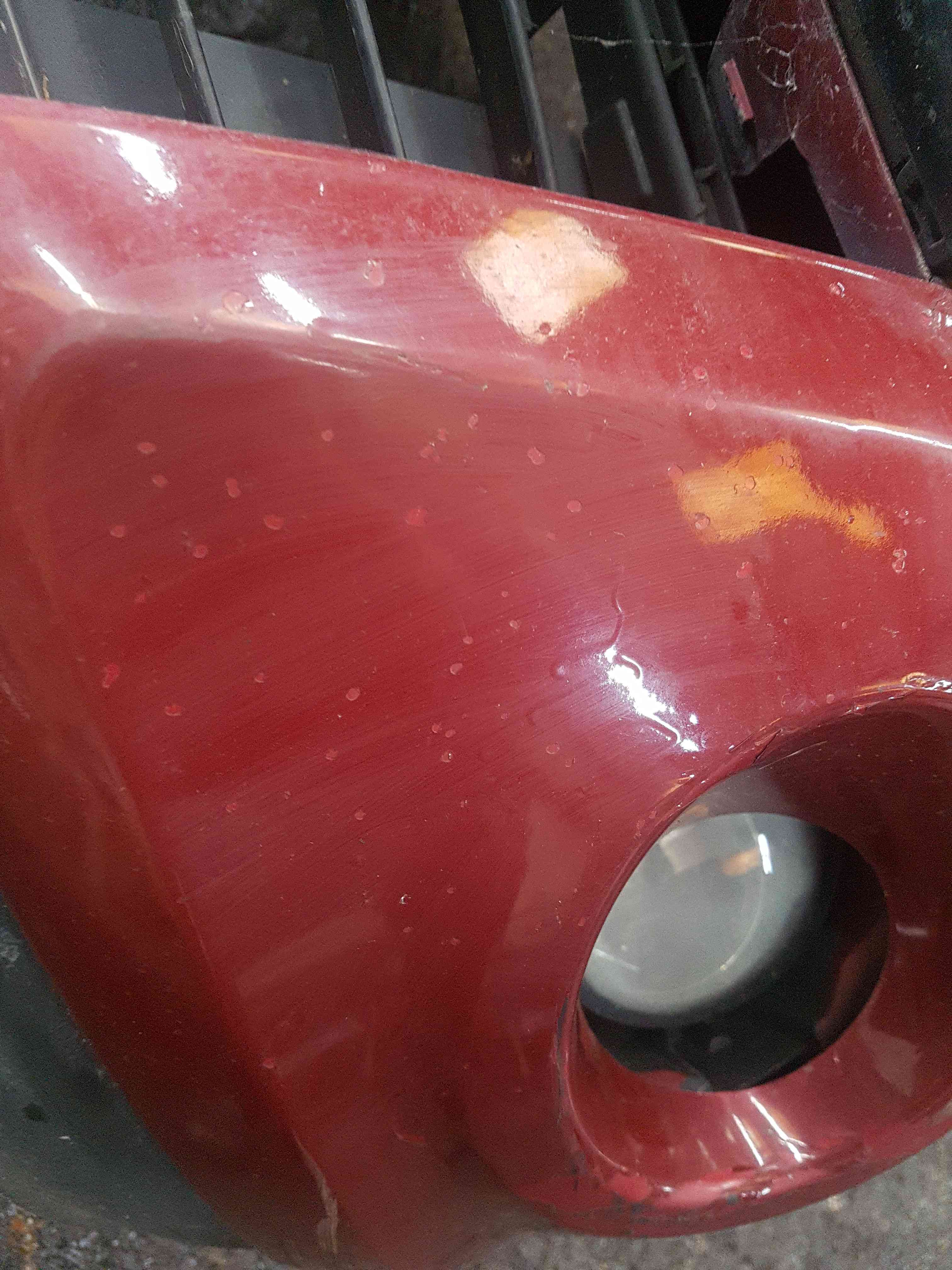 Thumb 2 Renault Clio MK3 2009-2012 Front Bumper RED Tennj Facelift 195 DAMAGE