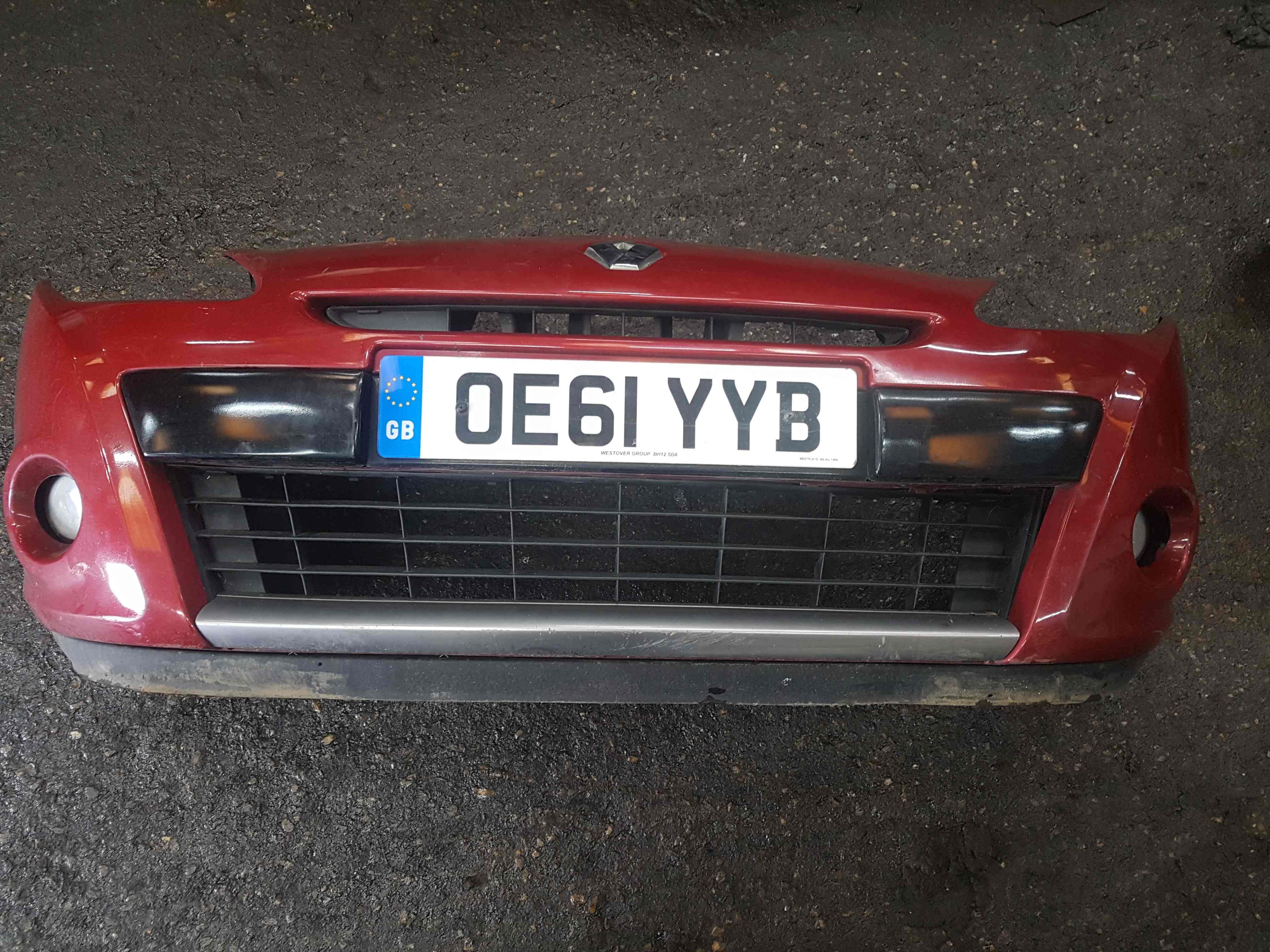 Thumb 13 Renault Clio MK3 2009-2012 Front Bumper RED Tennj Facelift 195 DAMAGE