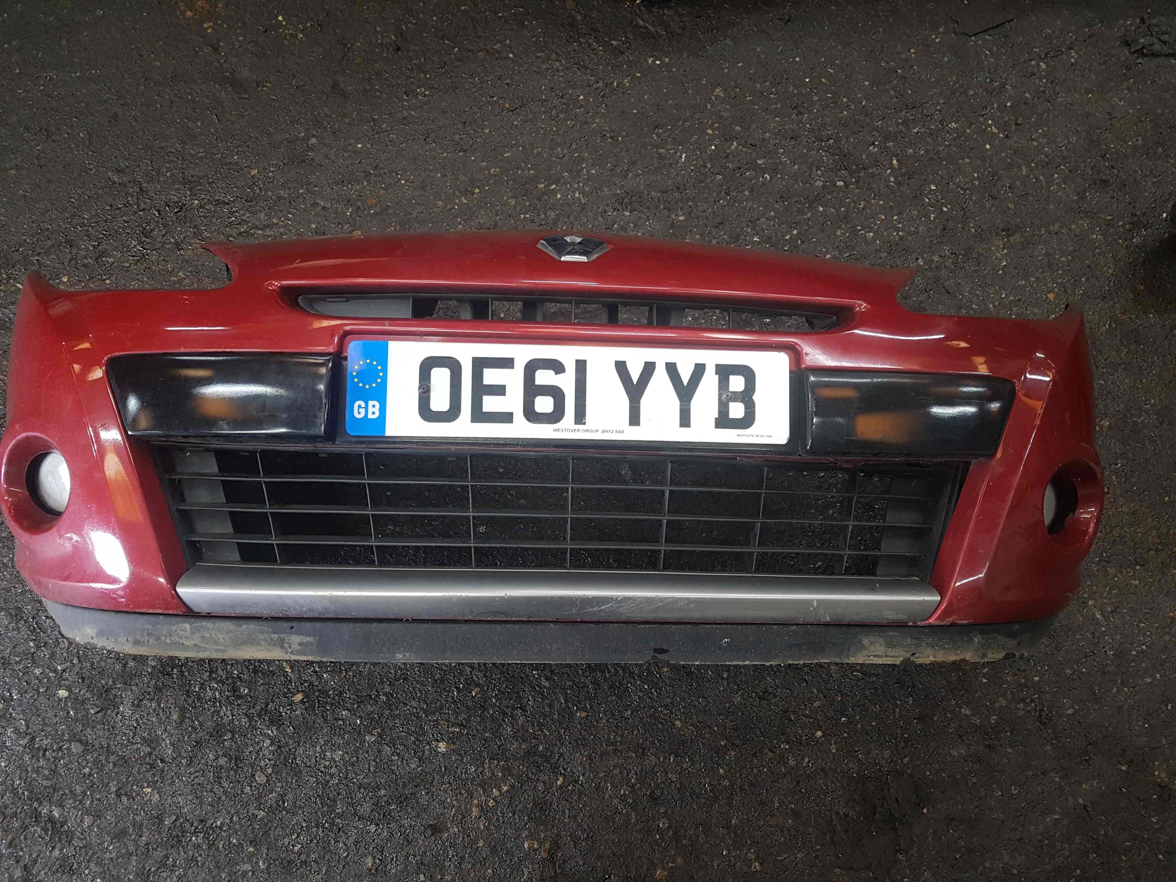 Thumb 12 Renault Clio MK3 2009-2012 Front Bumper RED Tennj Facelift 195 DAMAGE