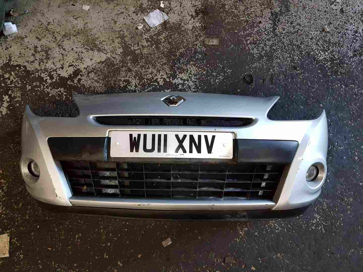 Thumb 11 Renault Clio MK3 2009-2012 Front Bumper Silver Ted69 185 Facelift 185 