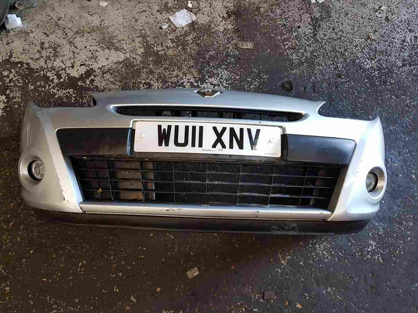 Thumb 10 Renault Clio MK3 2009-2012 Front Bumper Silver Ted69 185 Facelift 185 