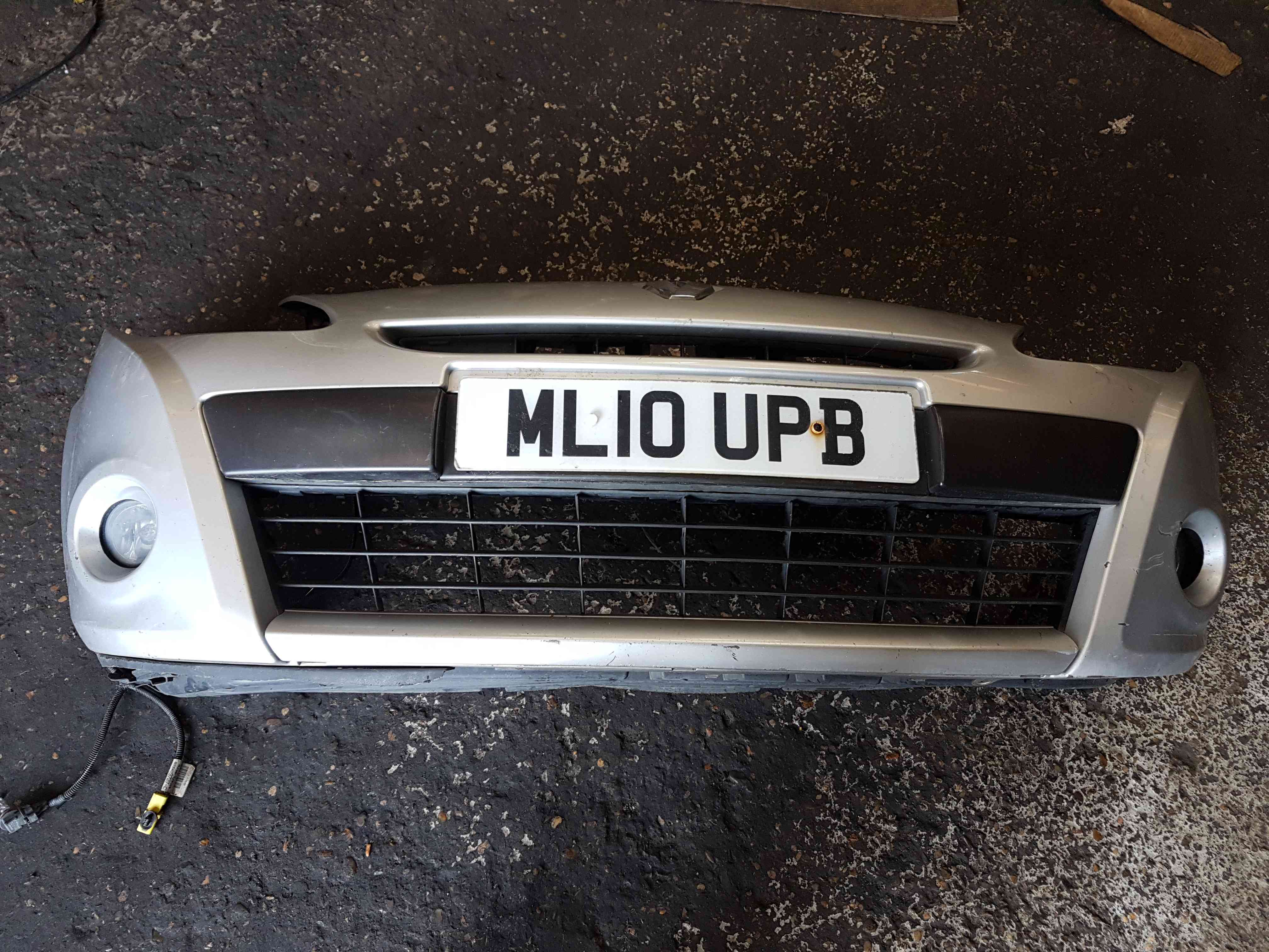 Renault Clio MK3 2009-2012 Front Bumper Silver Ted69 Facelift 195 16Inch 