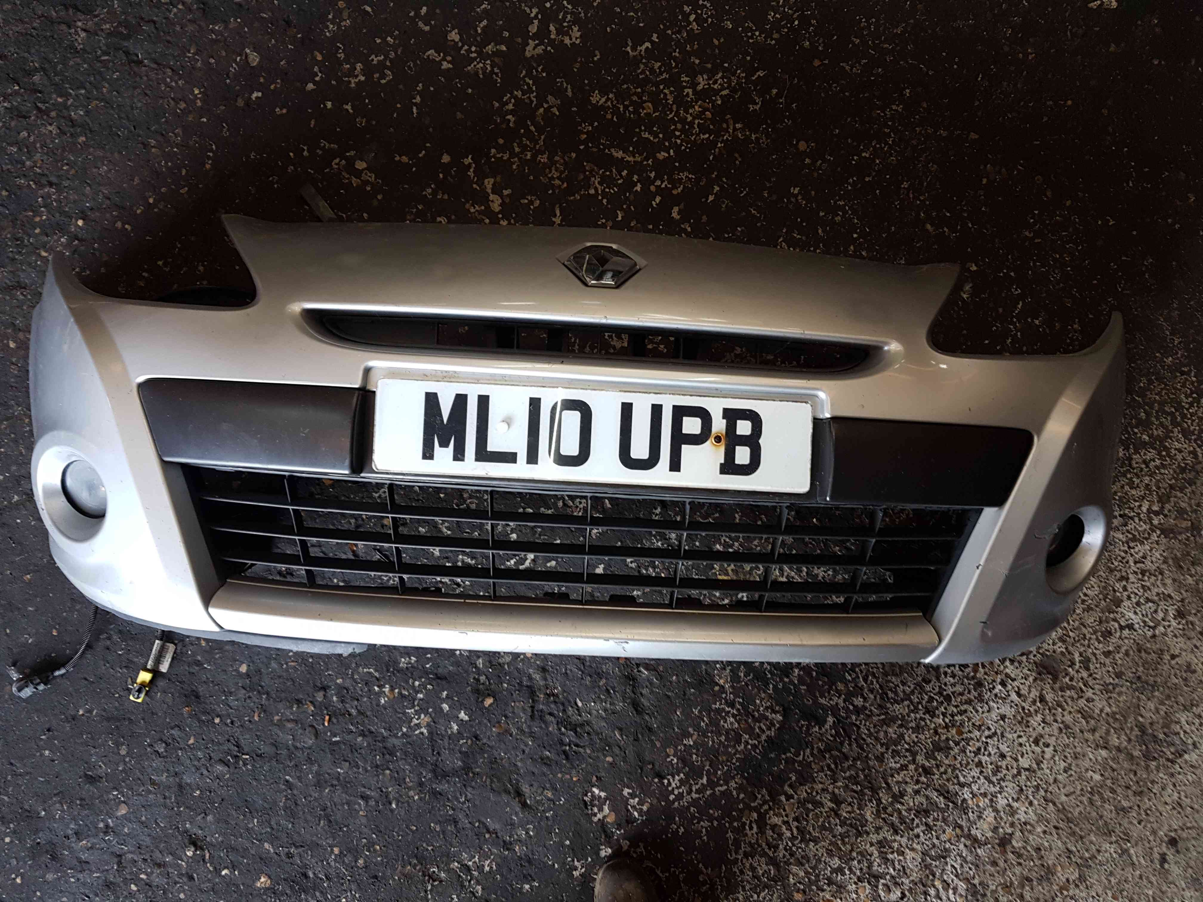 Thumb 10 Renault Clio MK3 2009-2012 Front Bumper Silver Ted69 Facelift 195 16Inch 