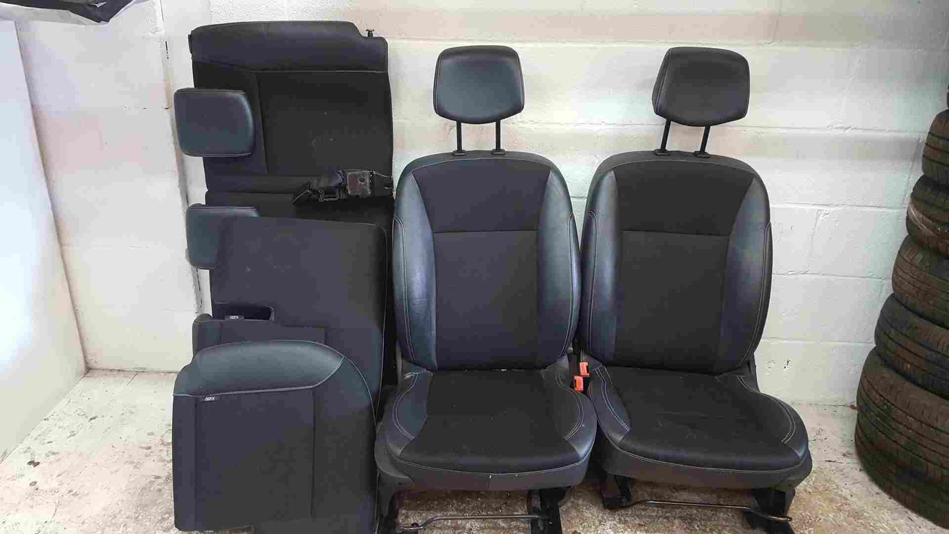 Thumb 2 Renault Clio MK3 2009-2012 Full Half Leather Interior Seats SET 5Dr