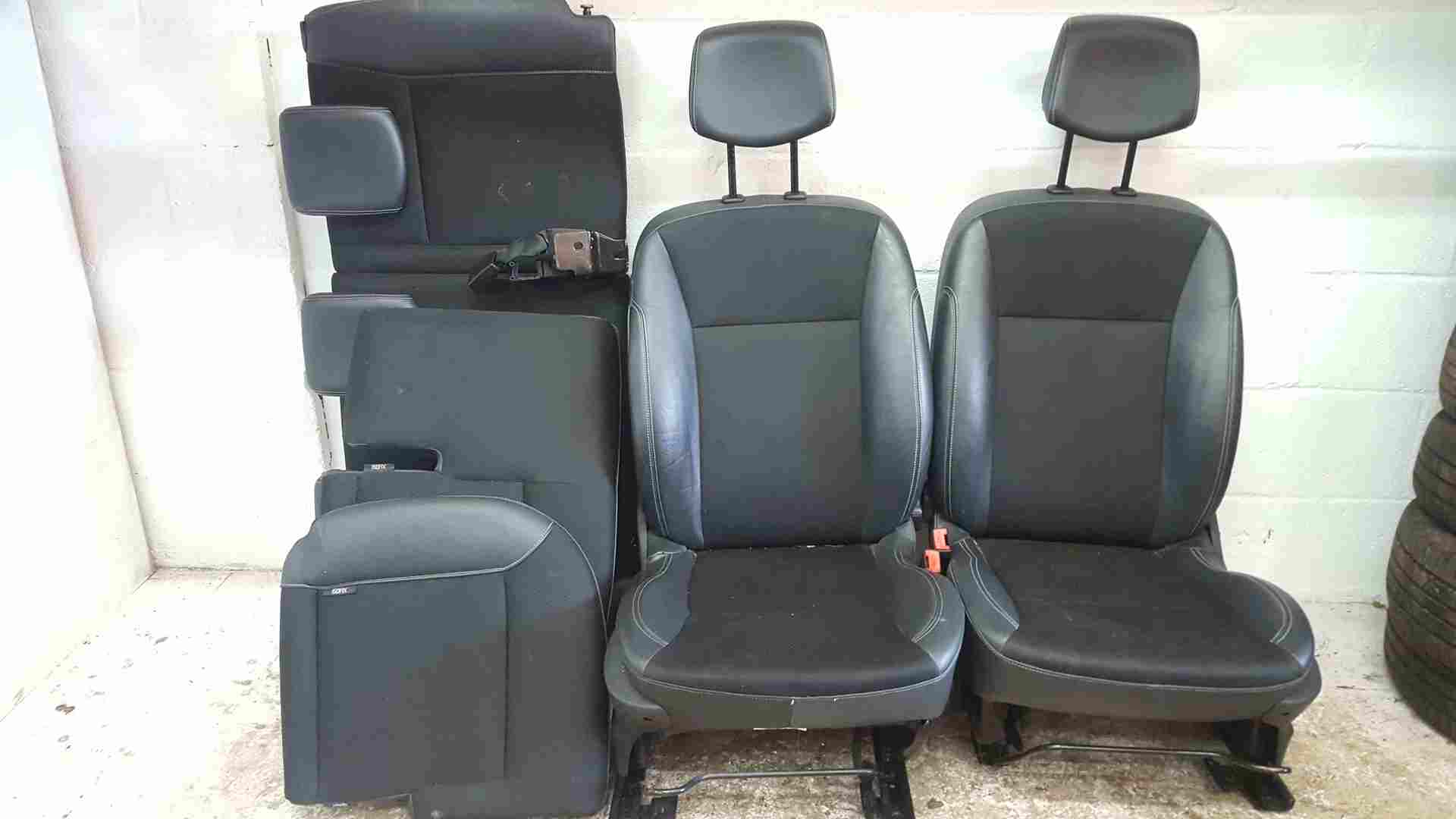 Renault Clio MK3 2009-2012 Full Half Leather Interior Seats SET 5Dr
