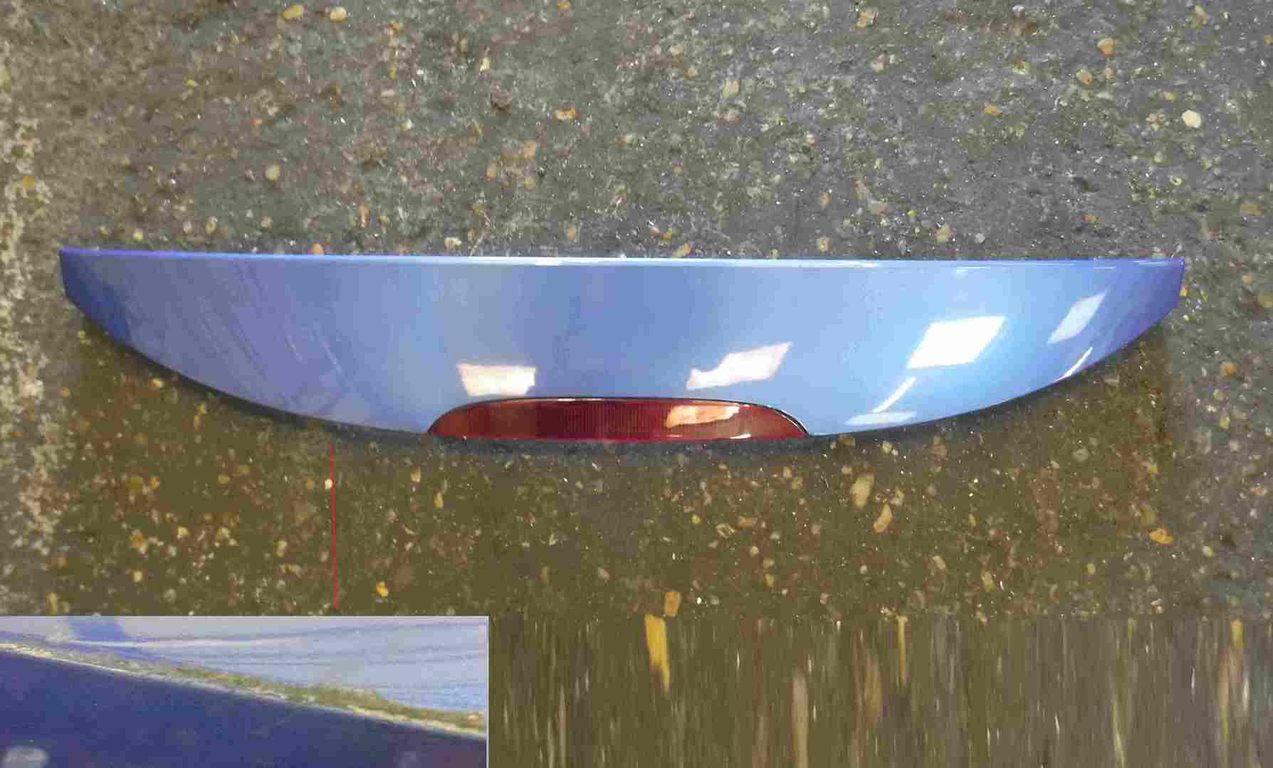 Renault Clio MK3 2009-2012 GT Rear Boot Tailgate Spoiler Blue TERNT 8200591746
