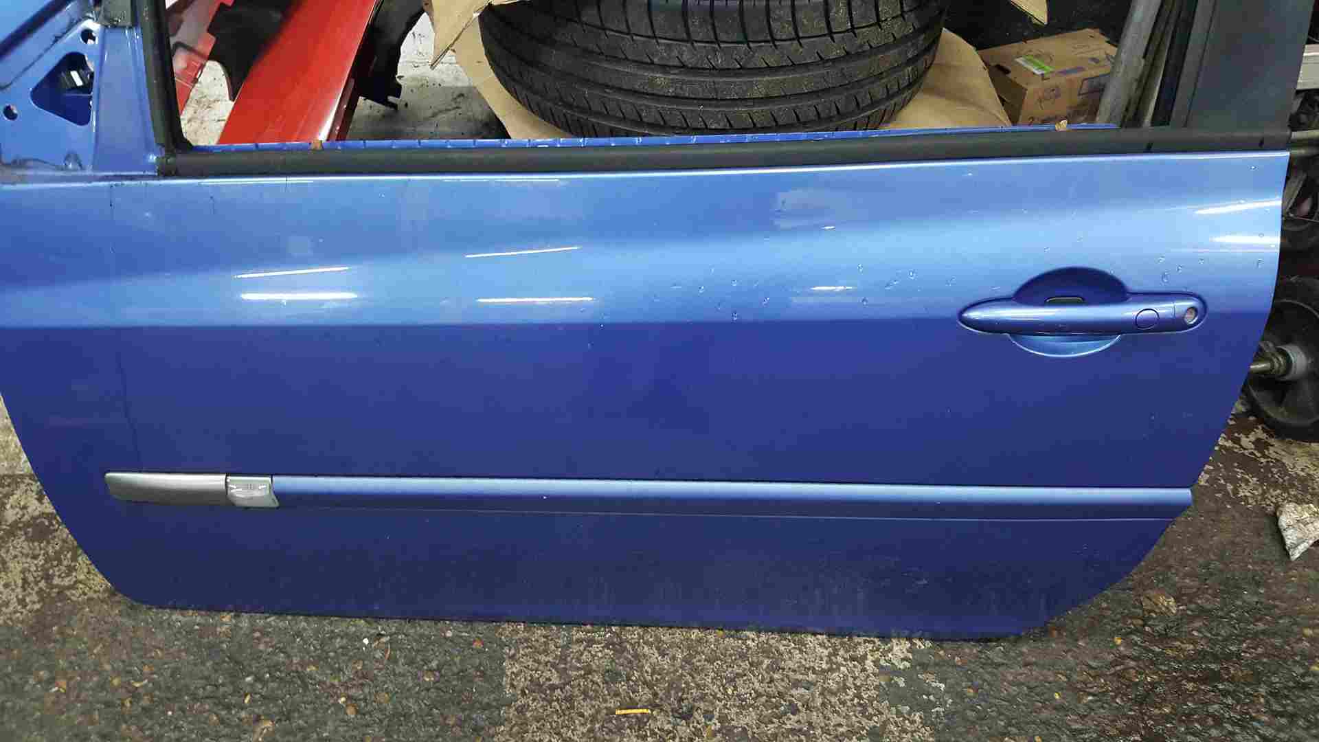 Thumb 2 Renault Clio MK3 2009-2012 Gt Passenger NSF Front Door Blue Ternt 3Dr