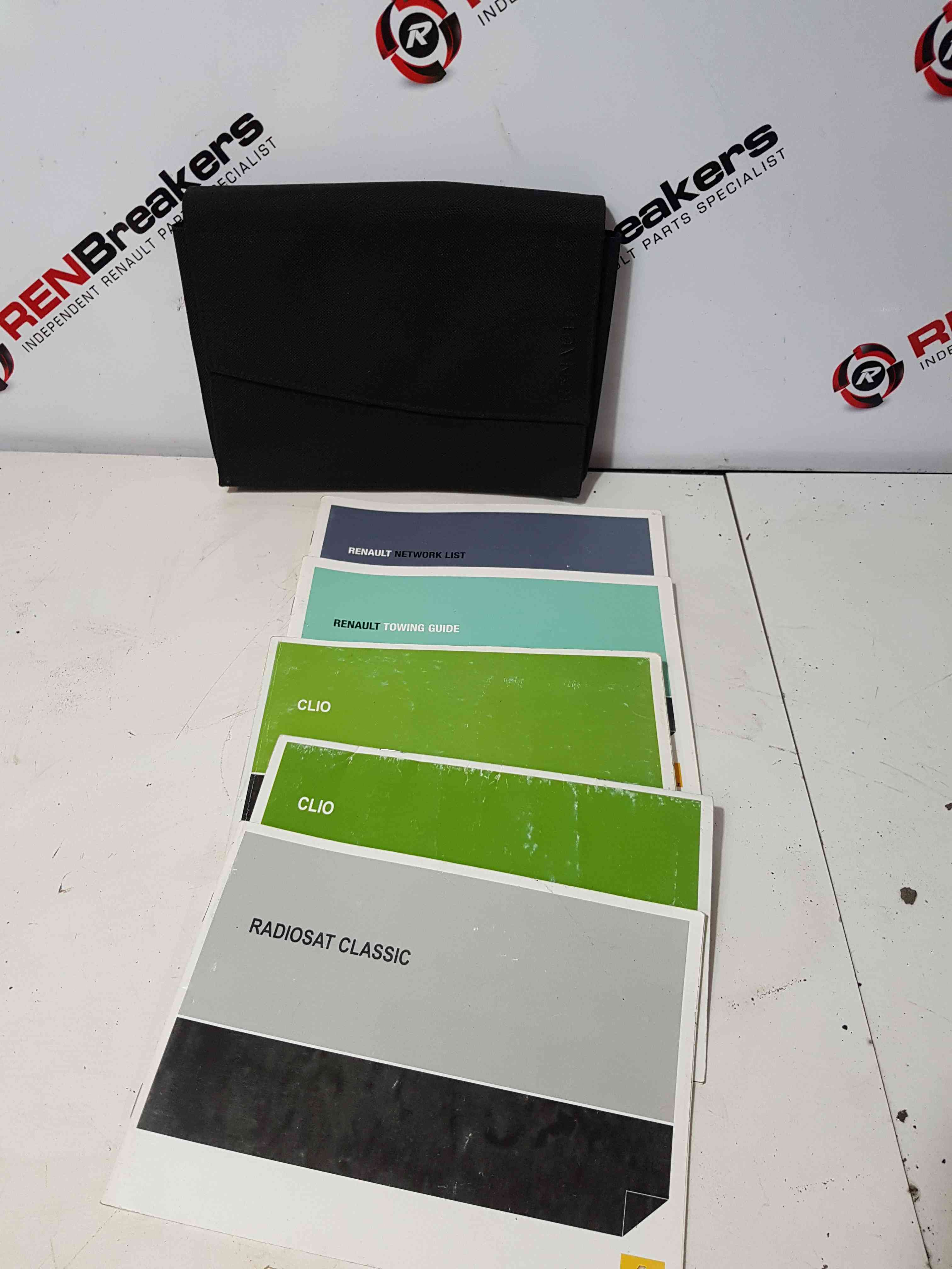 Thumb 3 Renault Clio MK3 2009-2012 Handbook Documents + Wallet