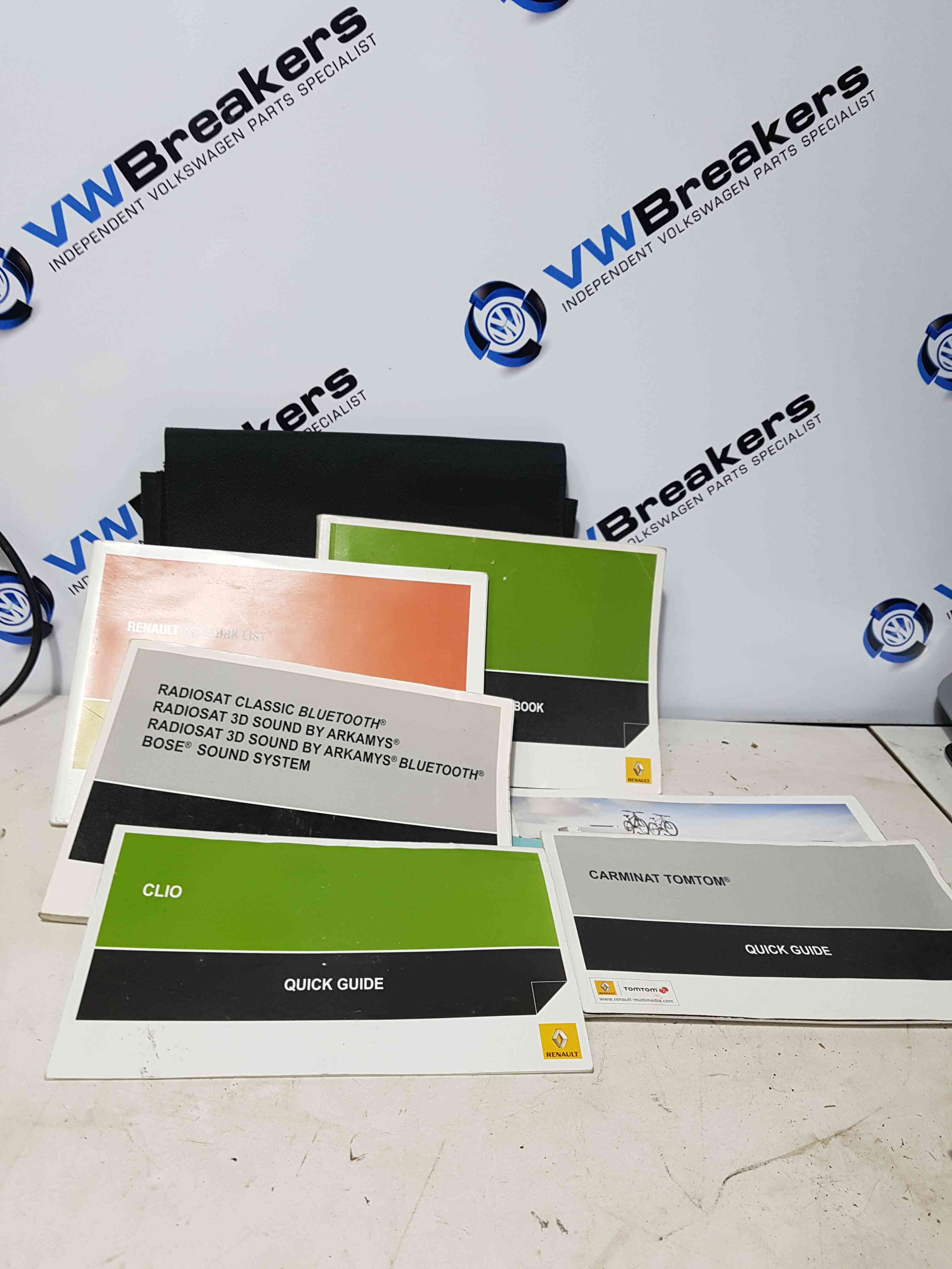 Thumb 9 Renault Clio MK3 2009-2012 Handbook Documents + Wallet