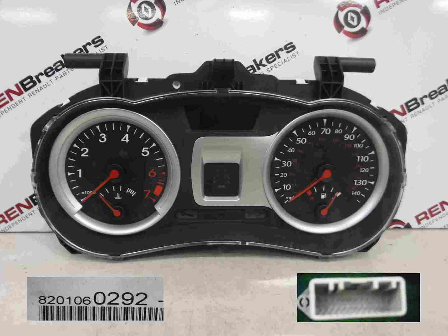 Renault Clio MK3 2009-2012 Instrument Panel Dials Clocks 40K
