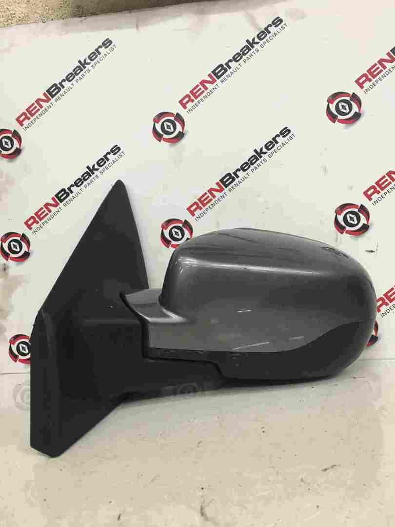 Renault Clio MK3 2009-2012 Passenger NS Wing Mirror Grey TEKNG FACELIFT