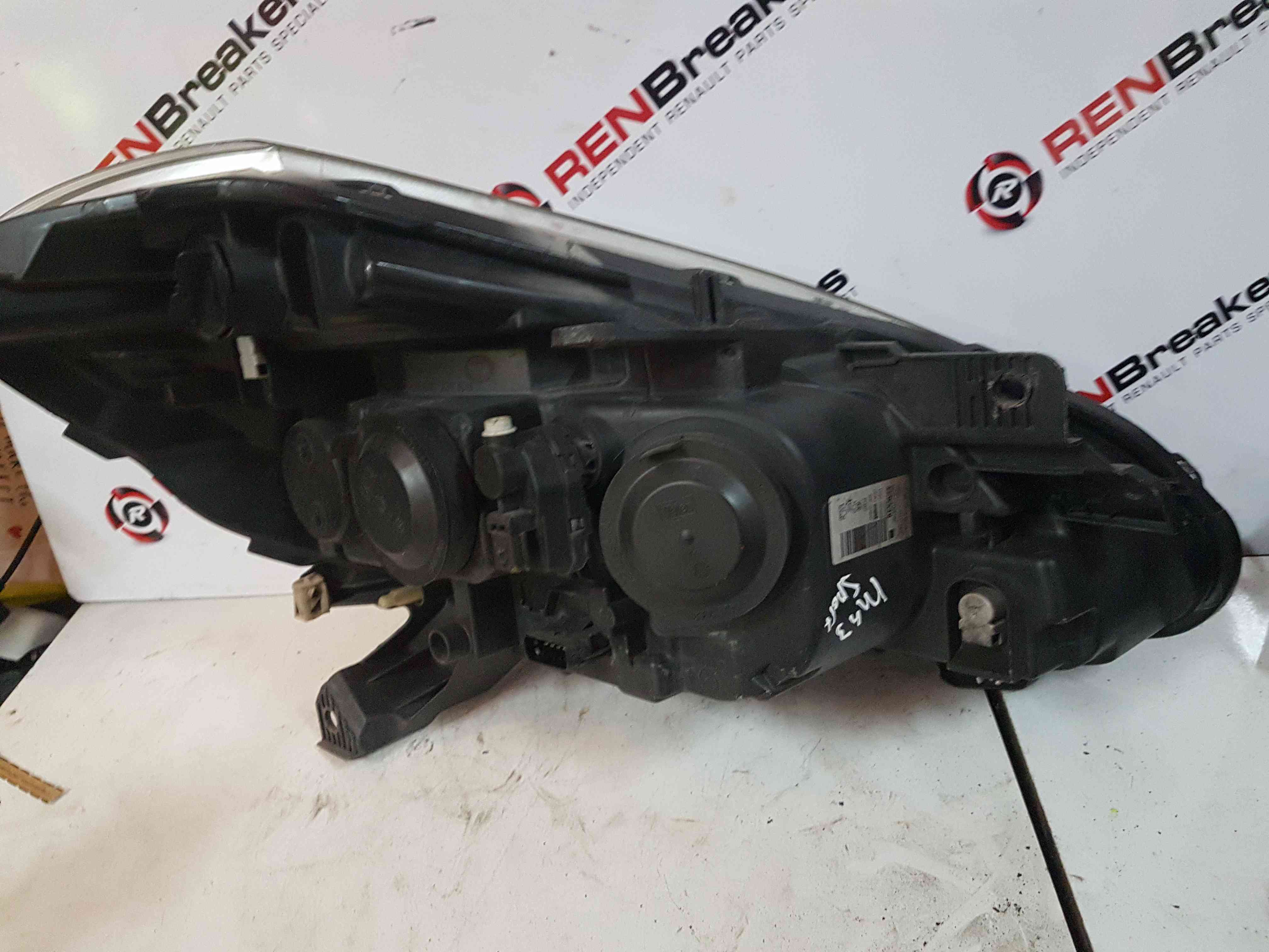 Thumb 5 Renault Clio MK3 2009-2012 Passenger NSF Front Headlight Black Backing Facelift
