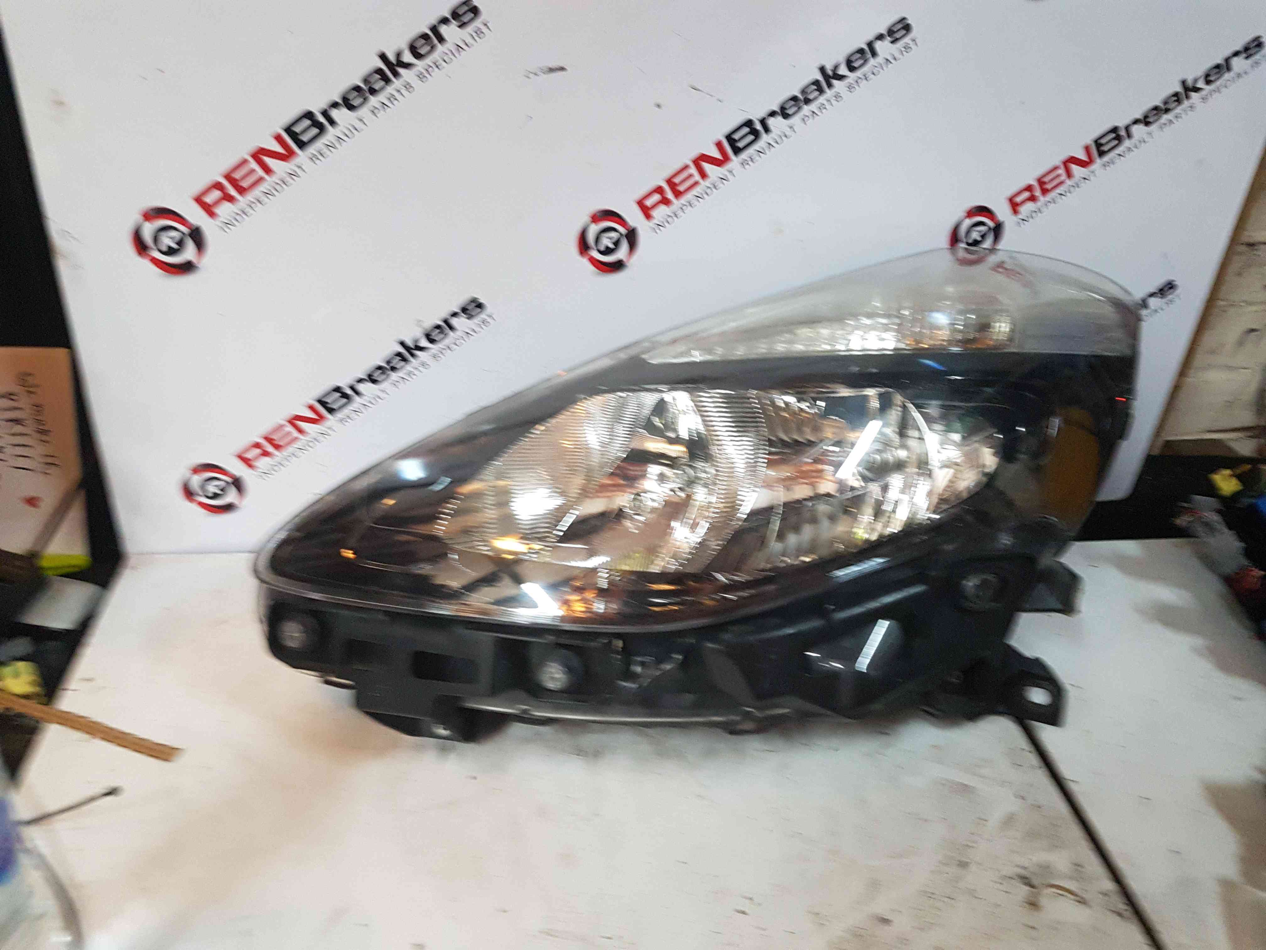 Thumb 8 Renault Clio MK3 2009-2012 Passenger NSF Front Headlight Black Backing Facelift