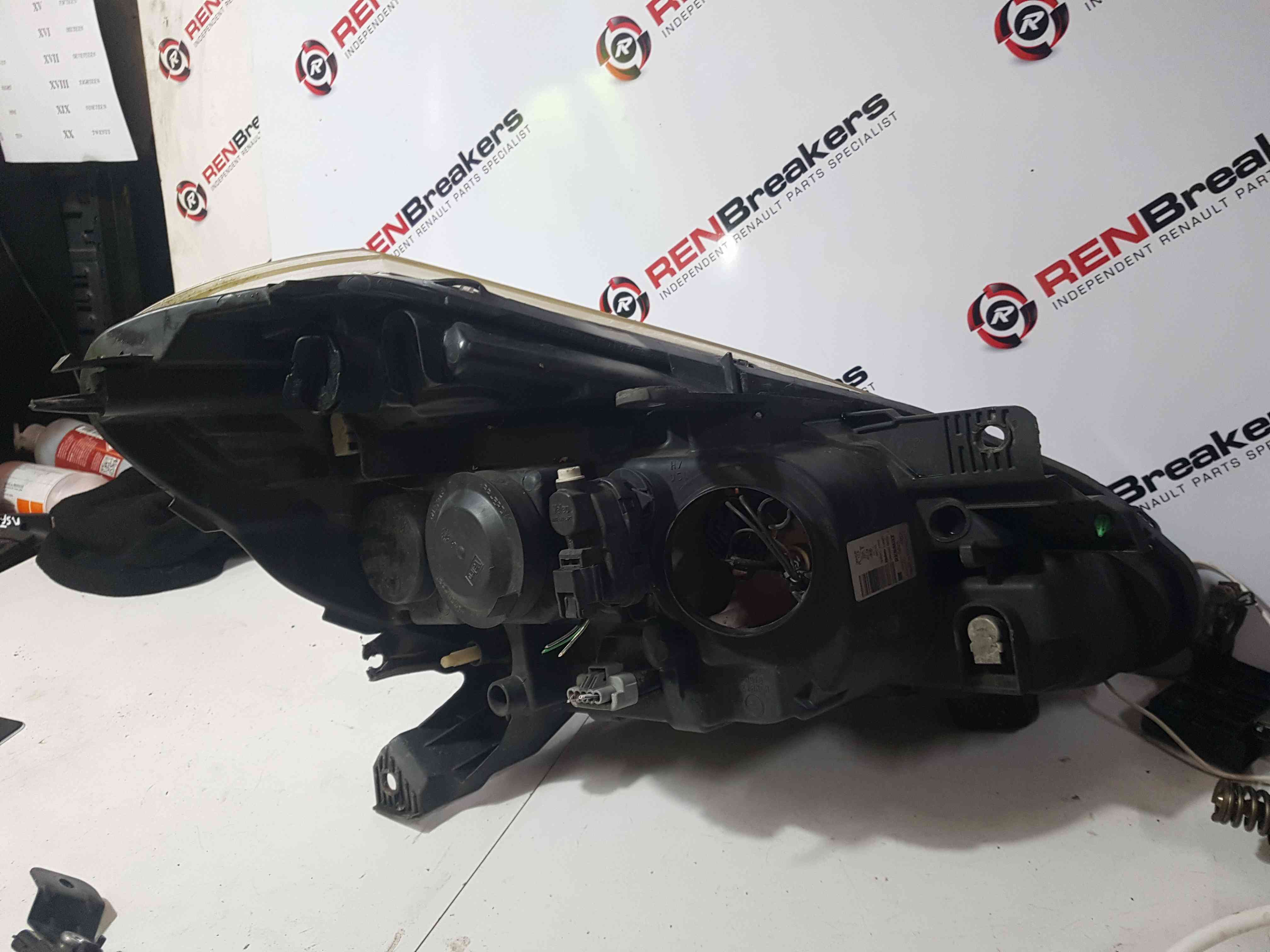 Thumb 2 Renault Clio MK3 2009-2012 Passenger NSF Front Headlight Chrome Backing Facelift