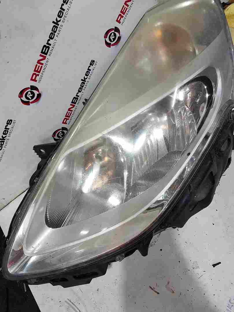 Thumb 2 Renault Clio MK3 2009-2012 Passenger NSF Front Headlight Chrome Backing Facelift