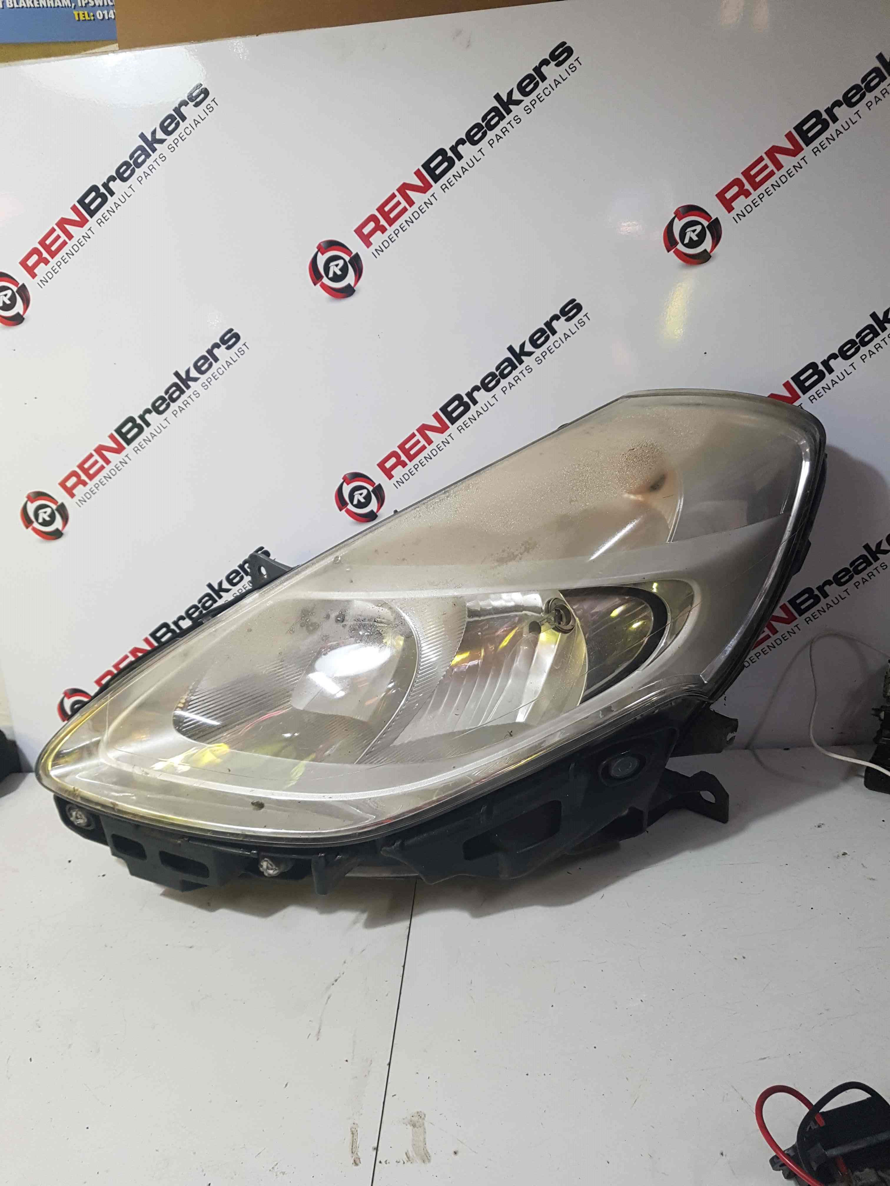Thumb 8 Renault Clio MK3 2009-2012 Passenger NSF Front Headlight Chrome Backing Facelift