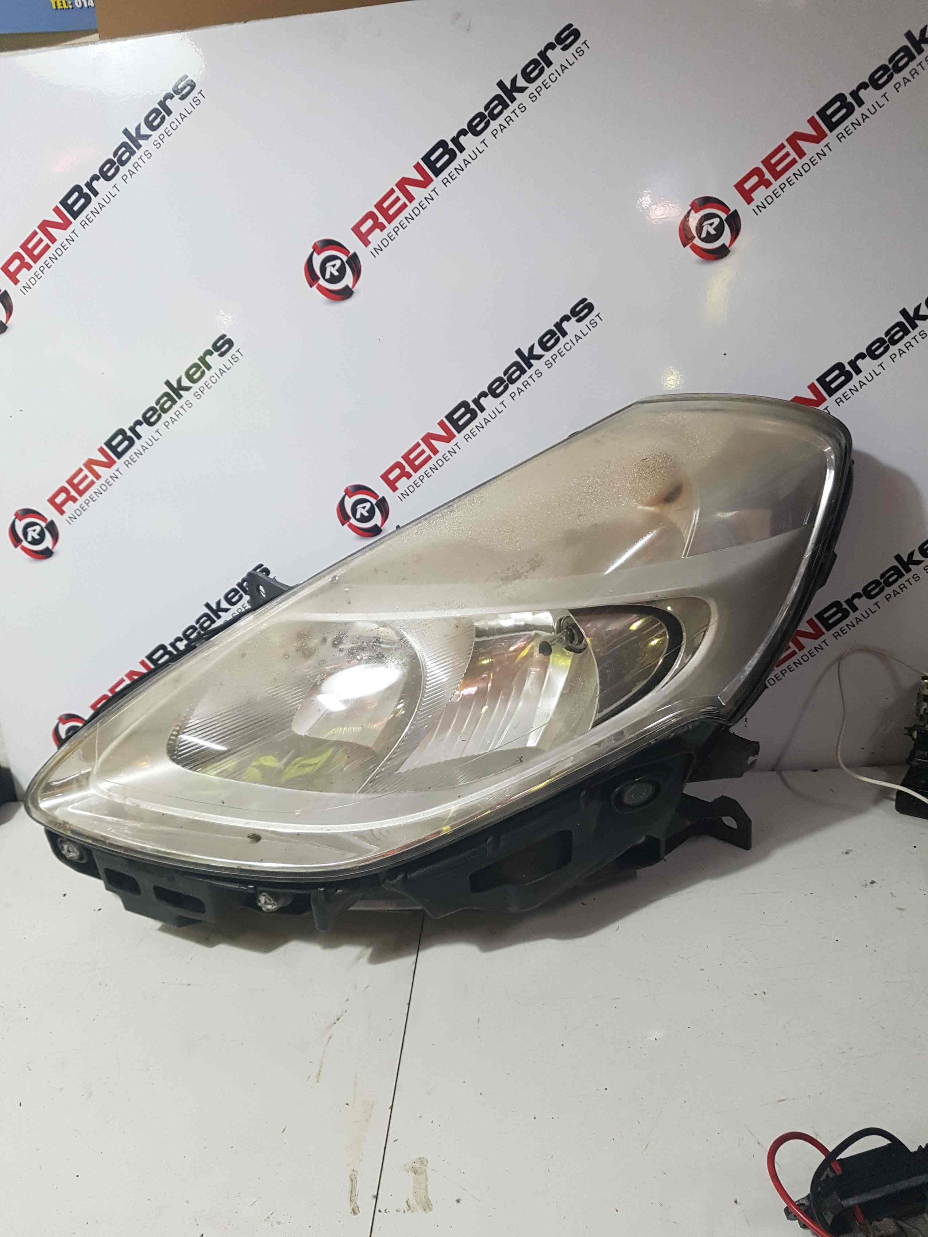 Thumb 7 Renault Clio MK3 2009-2012 Passenger NSF Front Headlight Chrome Backing Facelift