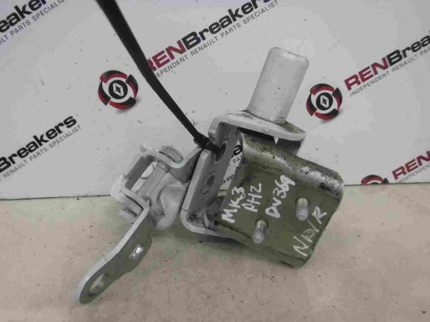 Renault Clio MK3 2009-2012 Passenger NSR Rear Door Hinges White DV369
